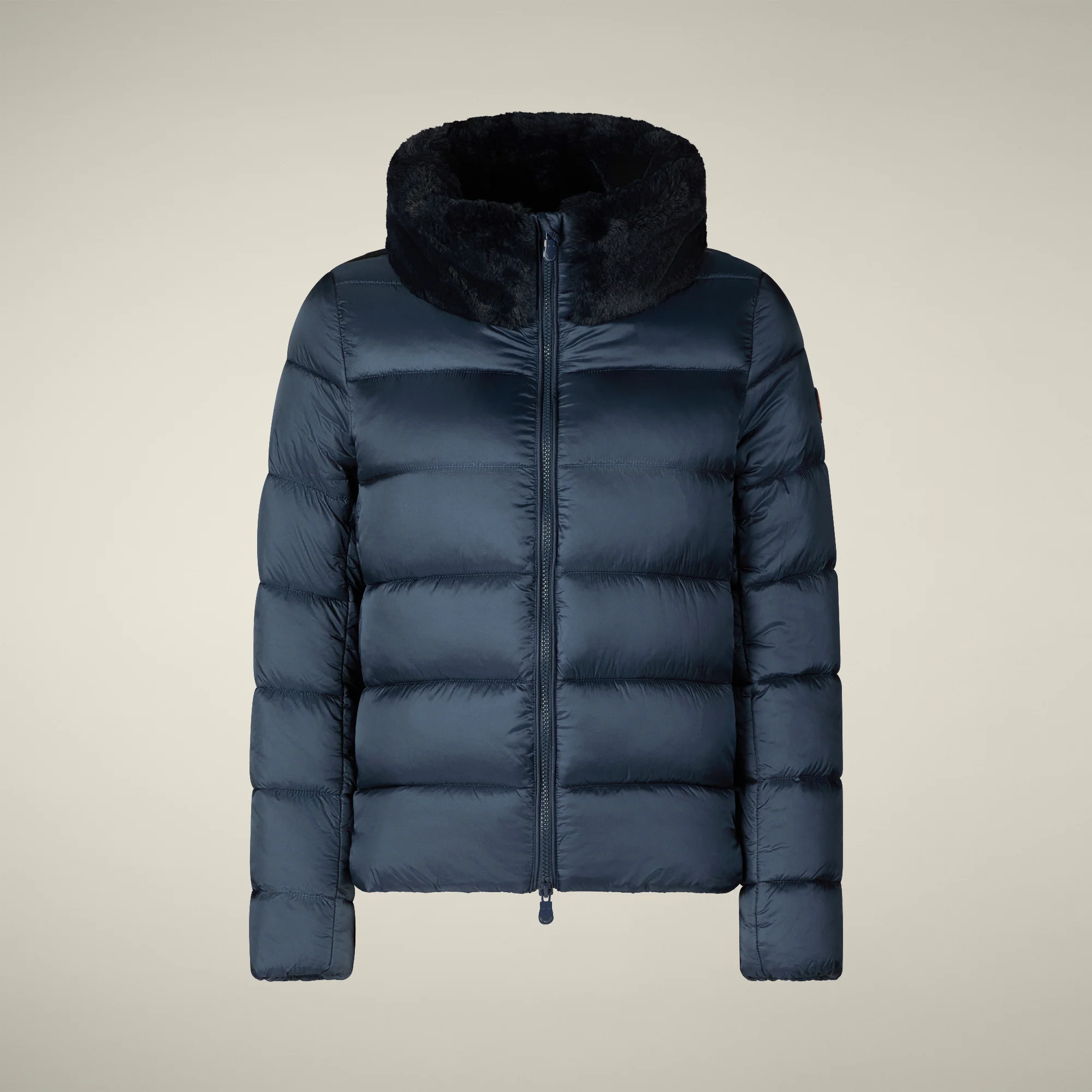 Women's Animal free puffer jacket Mei in night blue