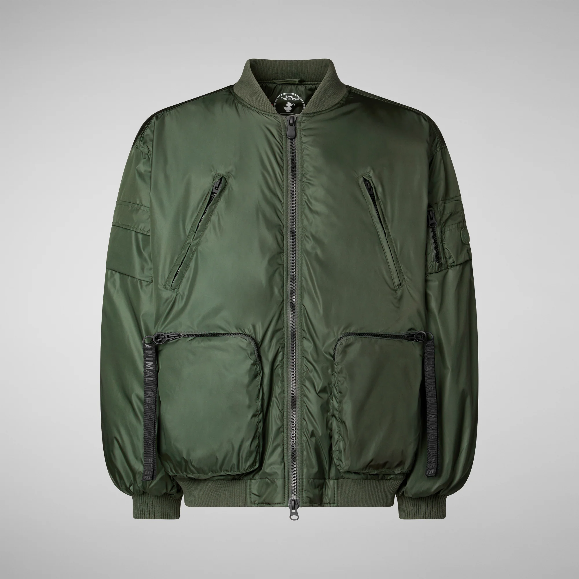 Unisex bomber jacket Usher in Thyme Green