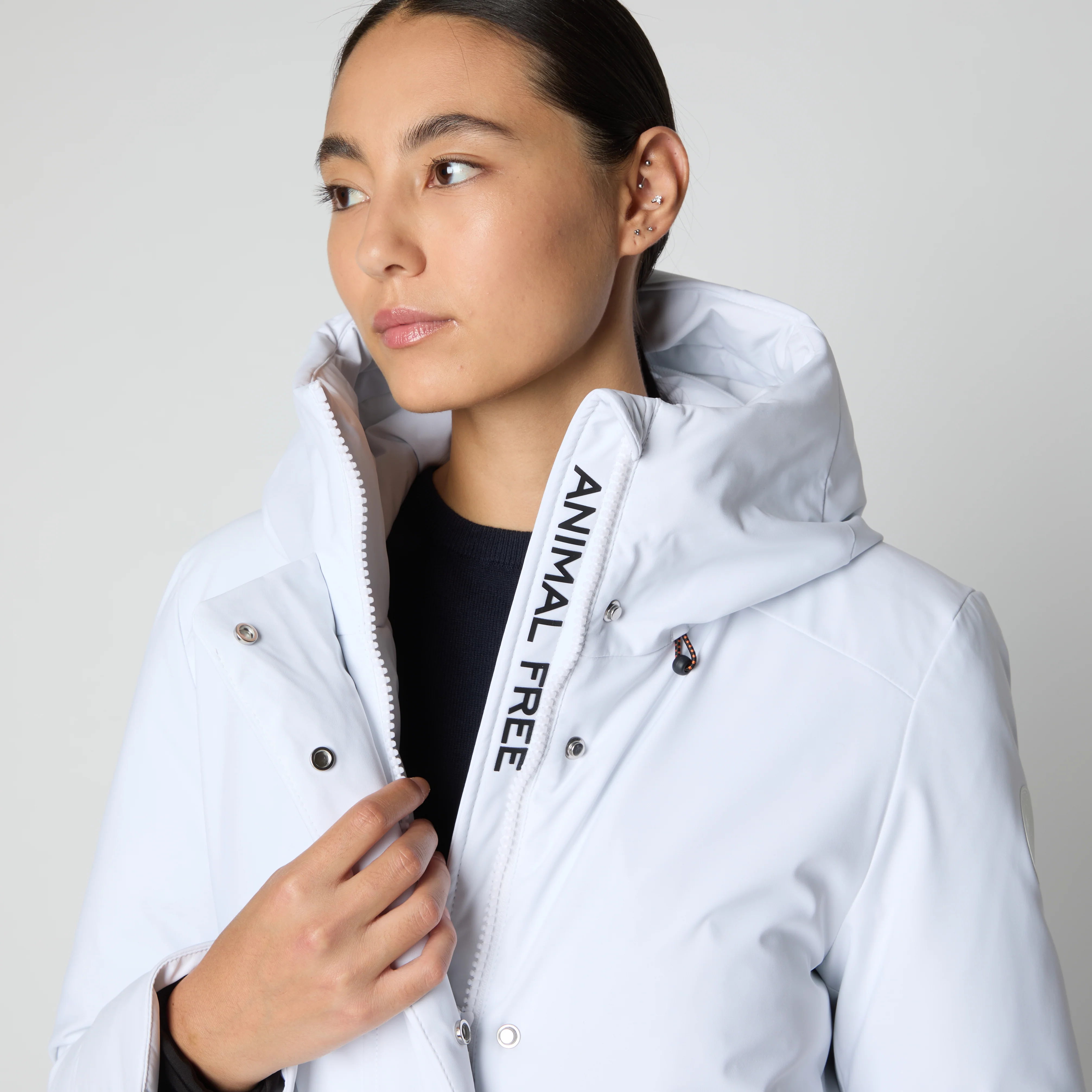 Women's Parka Nellie in White