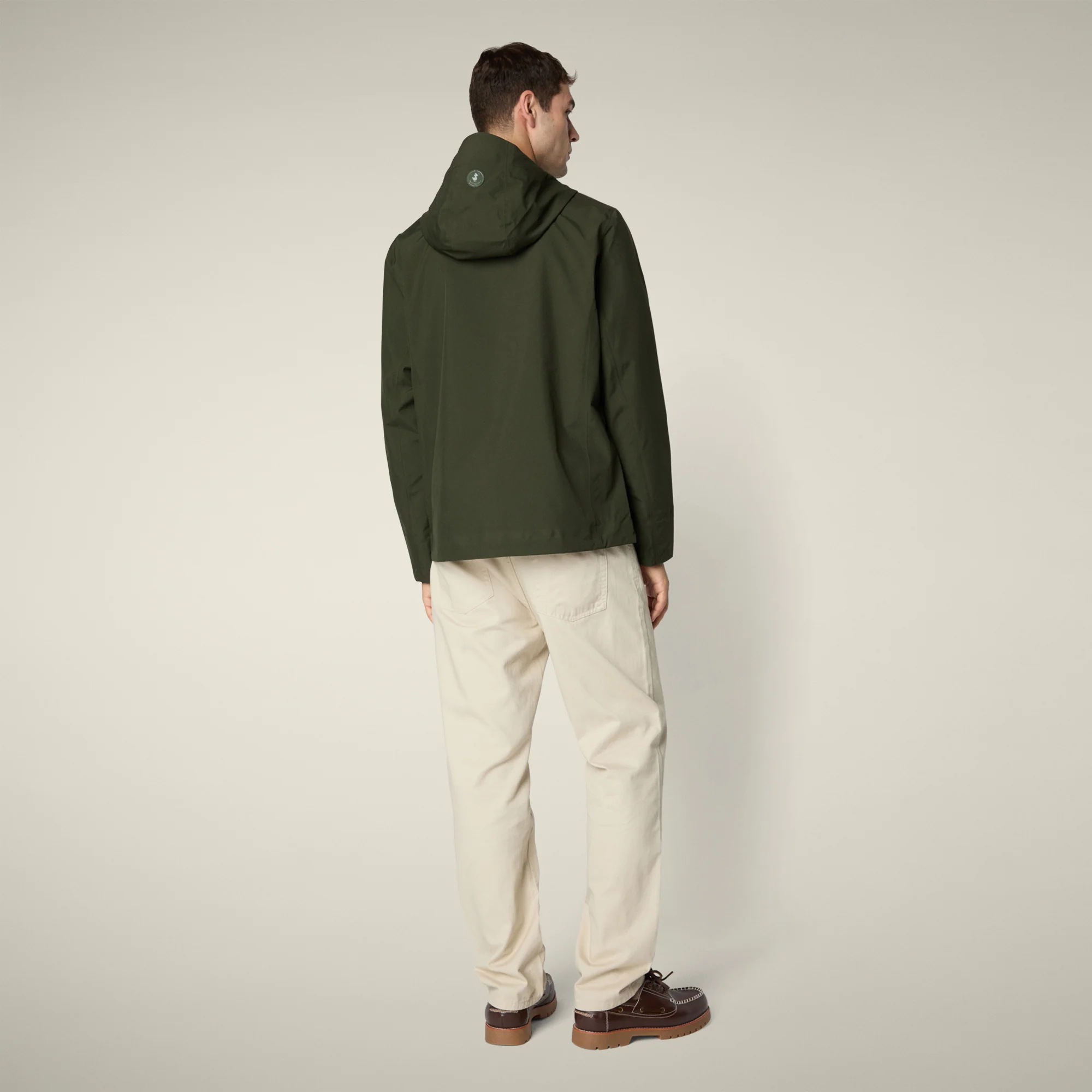 Men's Rain Jacket Jari in Land Green