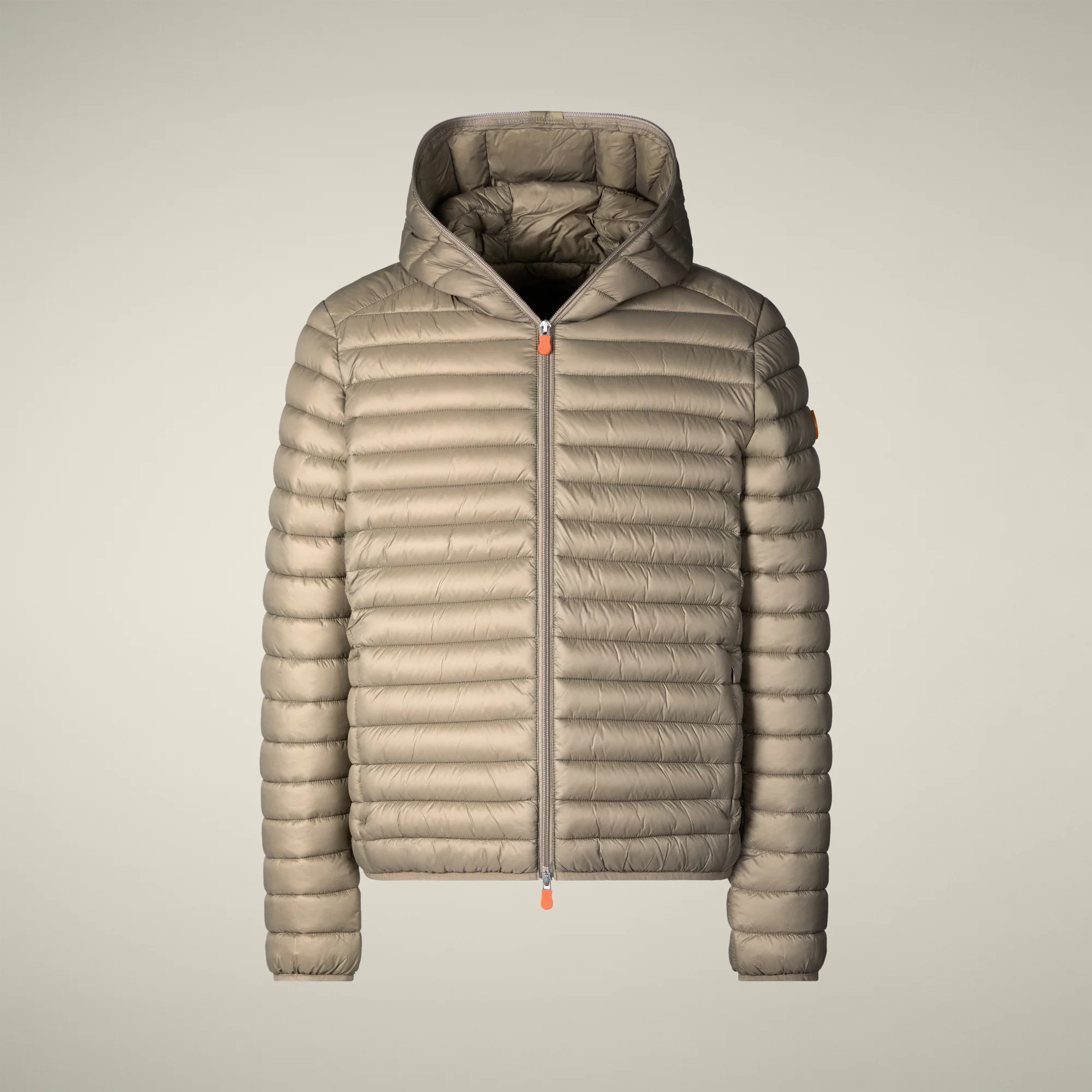 Men's Puffer Jacket Donald in Elephant Grey