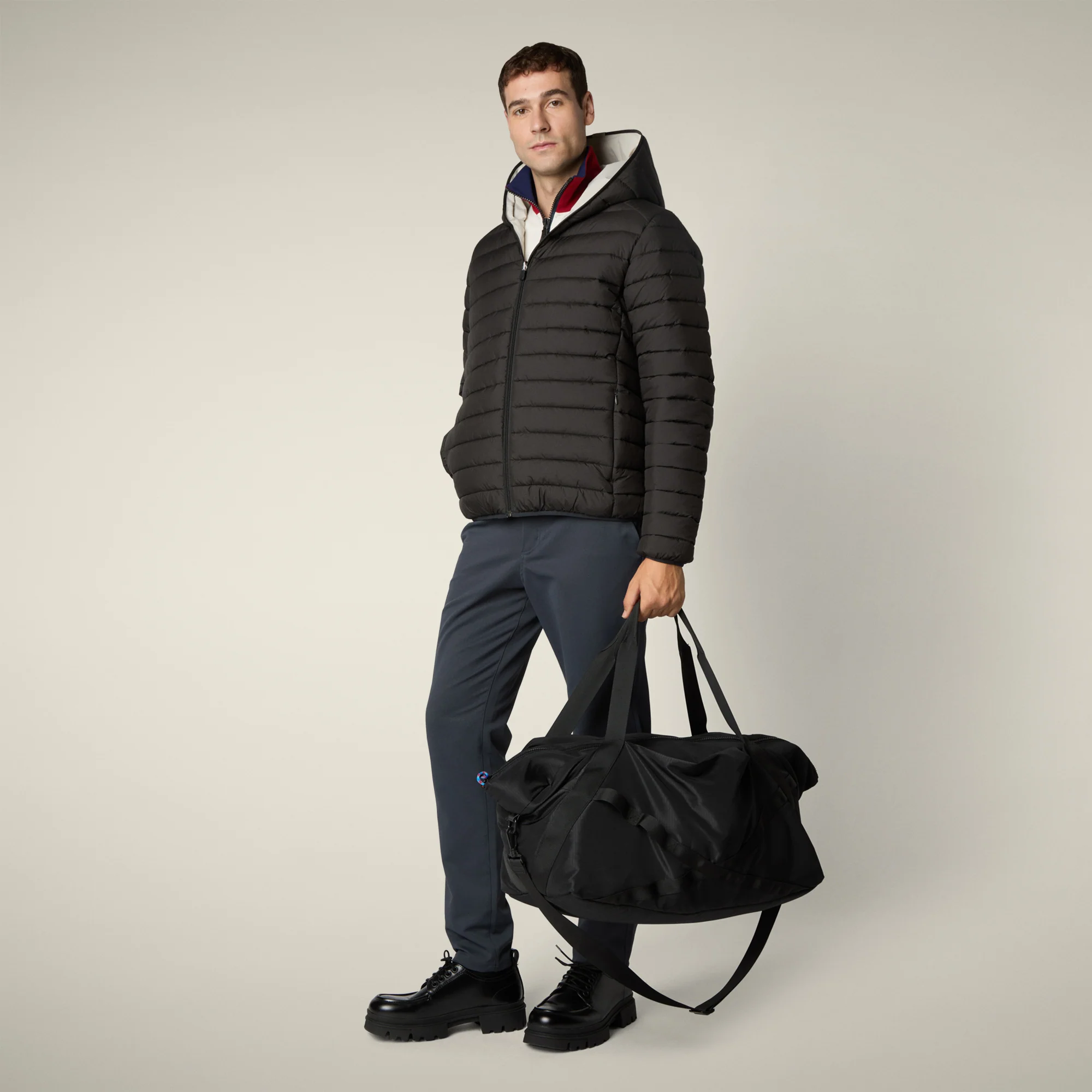 Men's Reversible Jacket Ezra in Rainy Beige