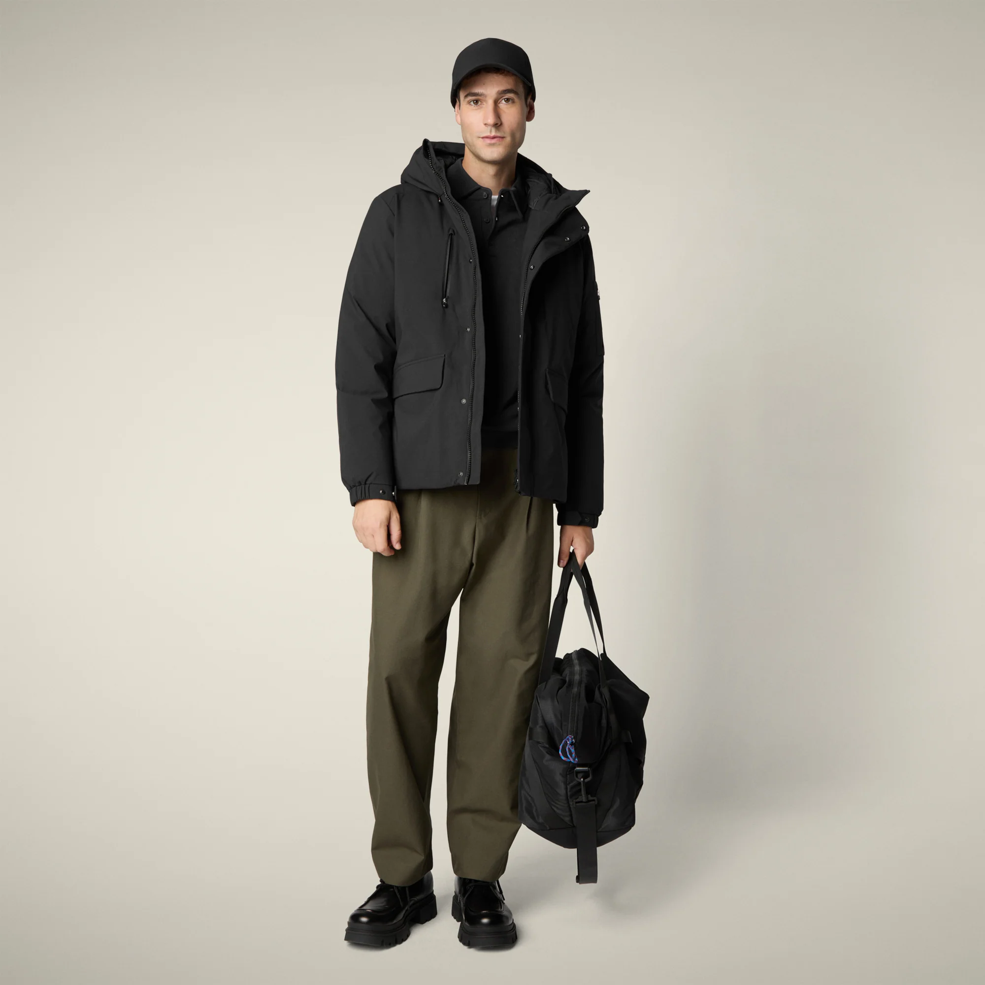 Men's Parka Hiram in Black
