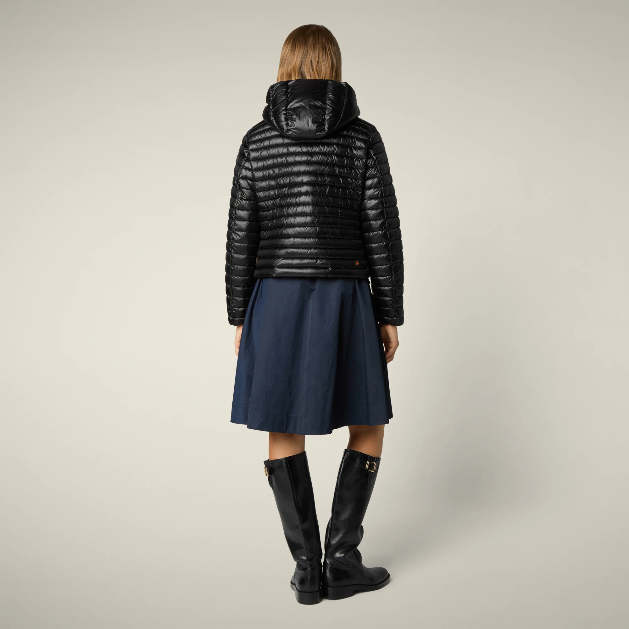 Women's Animal free puffer Jacket Babe in Black