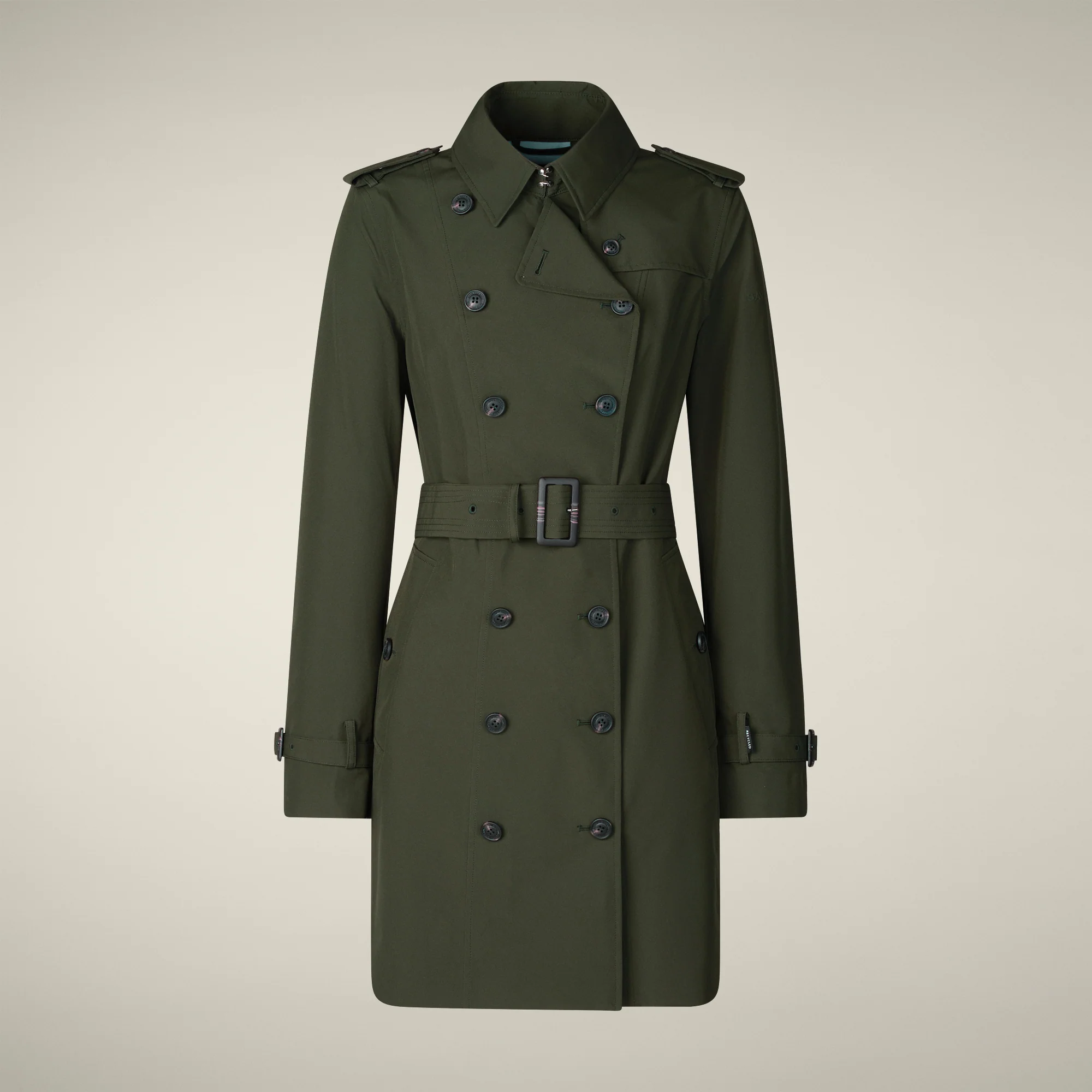 Women's Trench Coat Audrey in land green