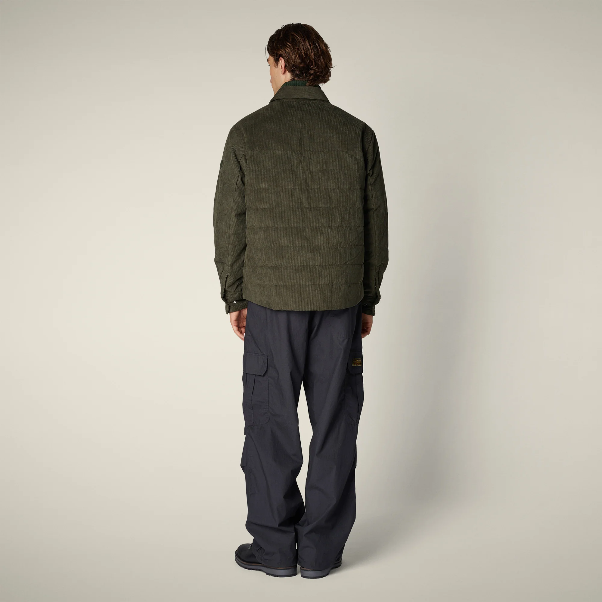 Men's Animal free puffer Jacket Magnus in Land Green