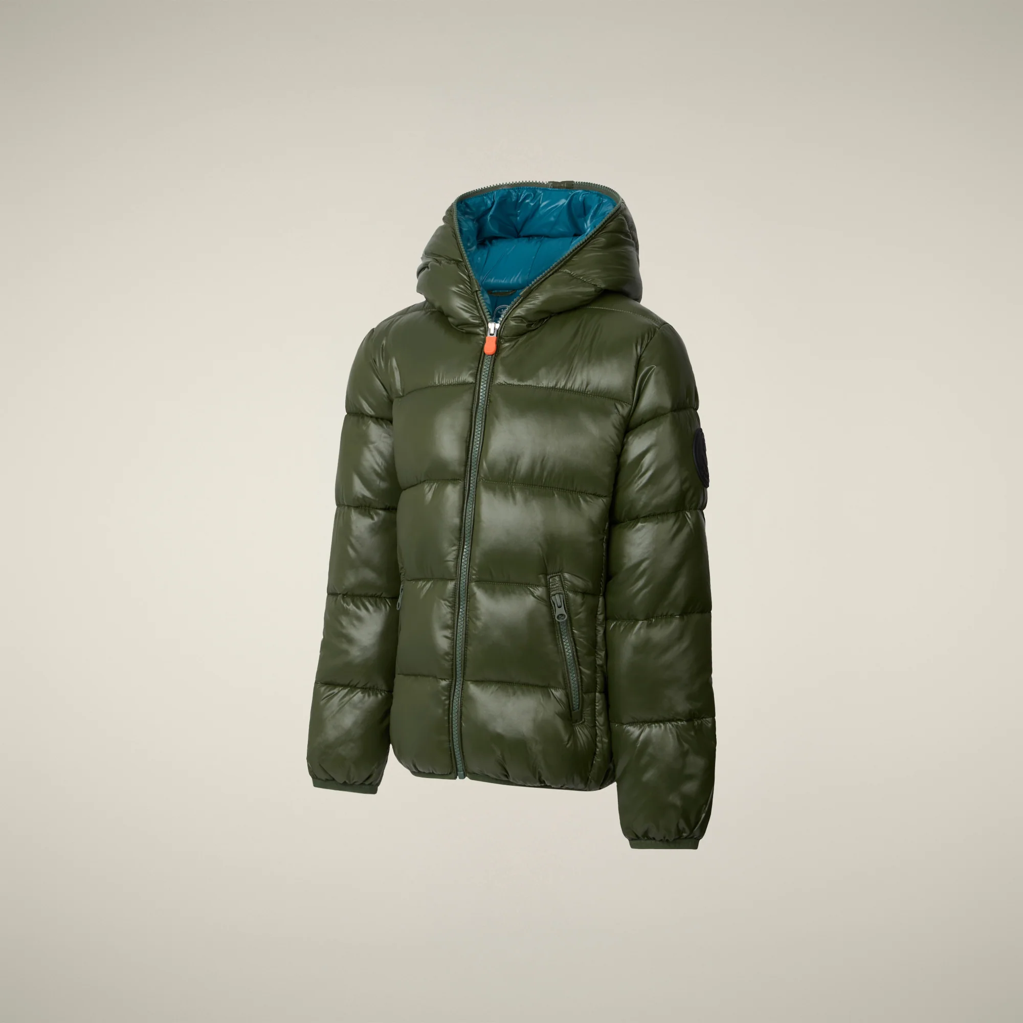Girls' Puffer Jacket Kate in Pine Green