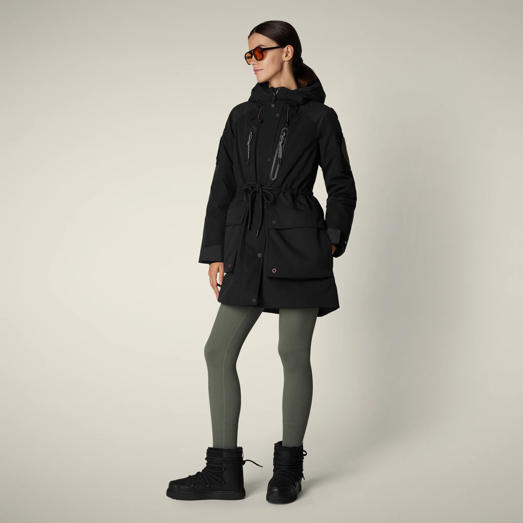 Women's Winter Parka Kamet in Black