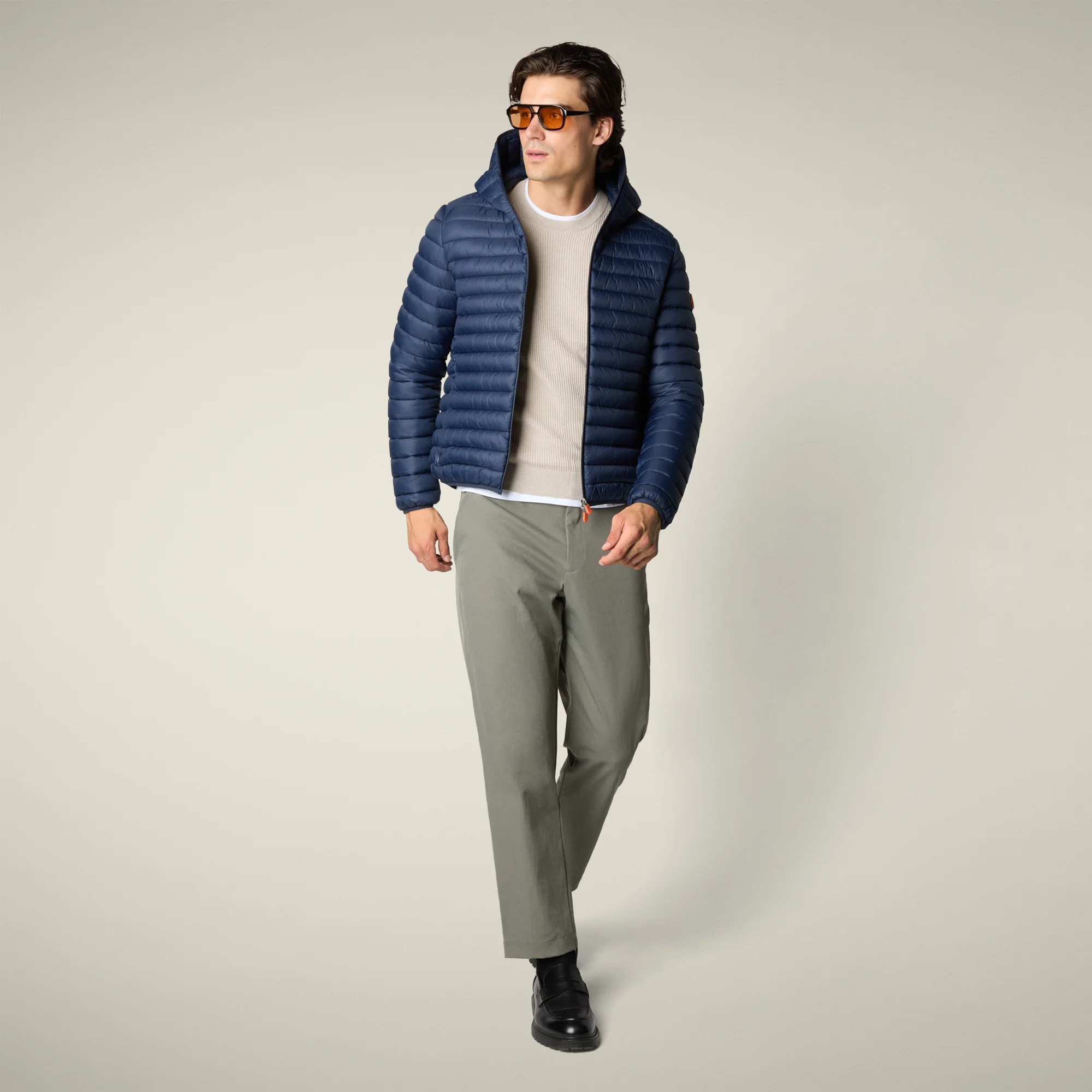 Men's Puffer Jacket Donald in navy Blue