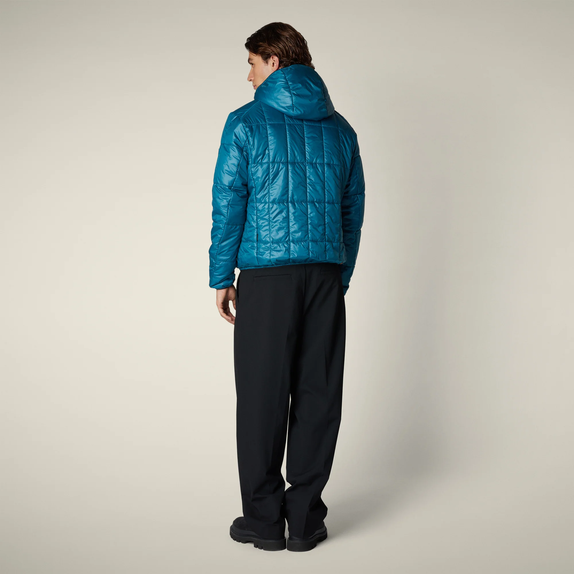Men's Animal free puffer Jacket floyd in horizon blue