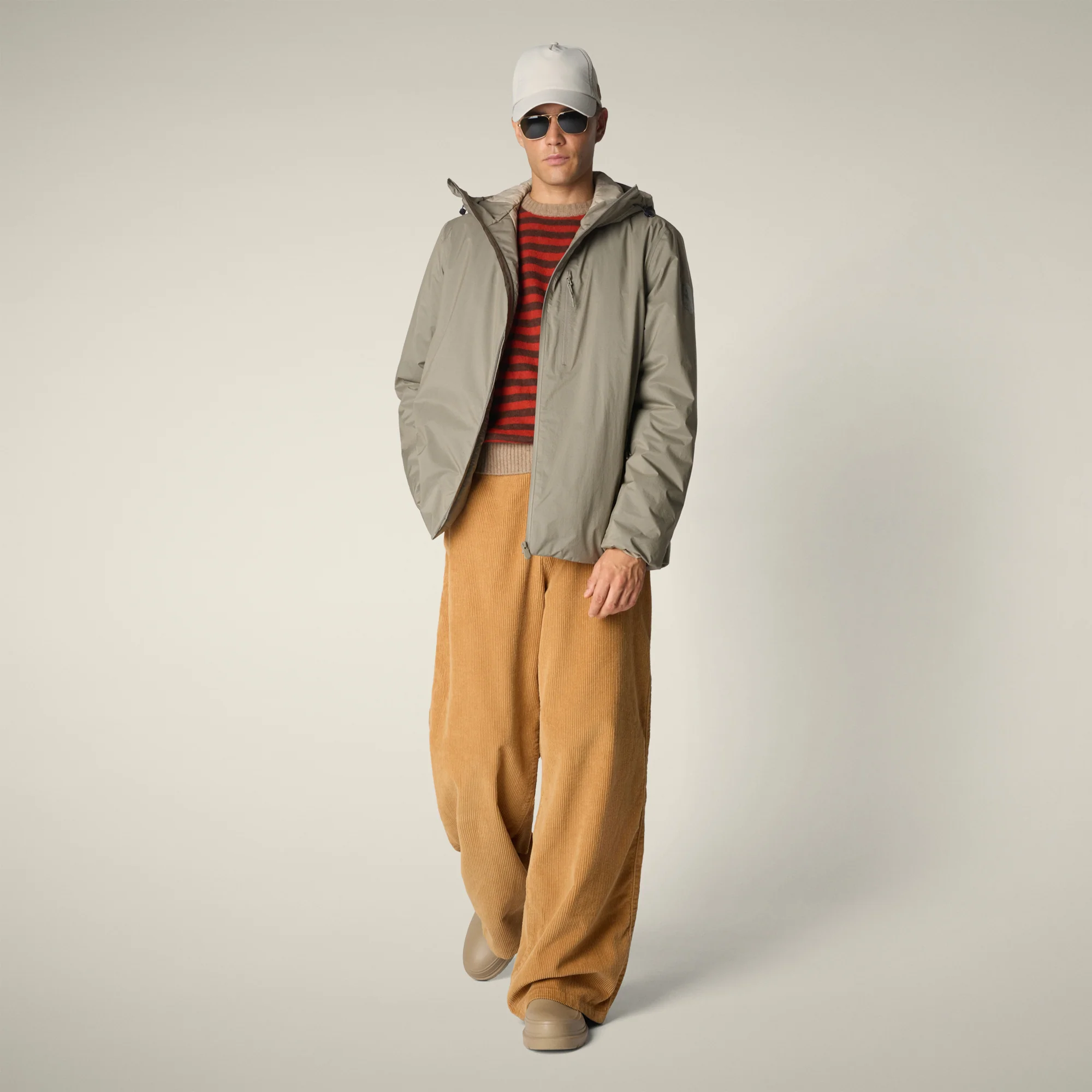 Men's parka Horizon in dusty beige