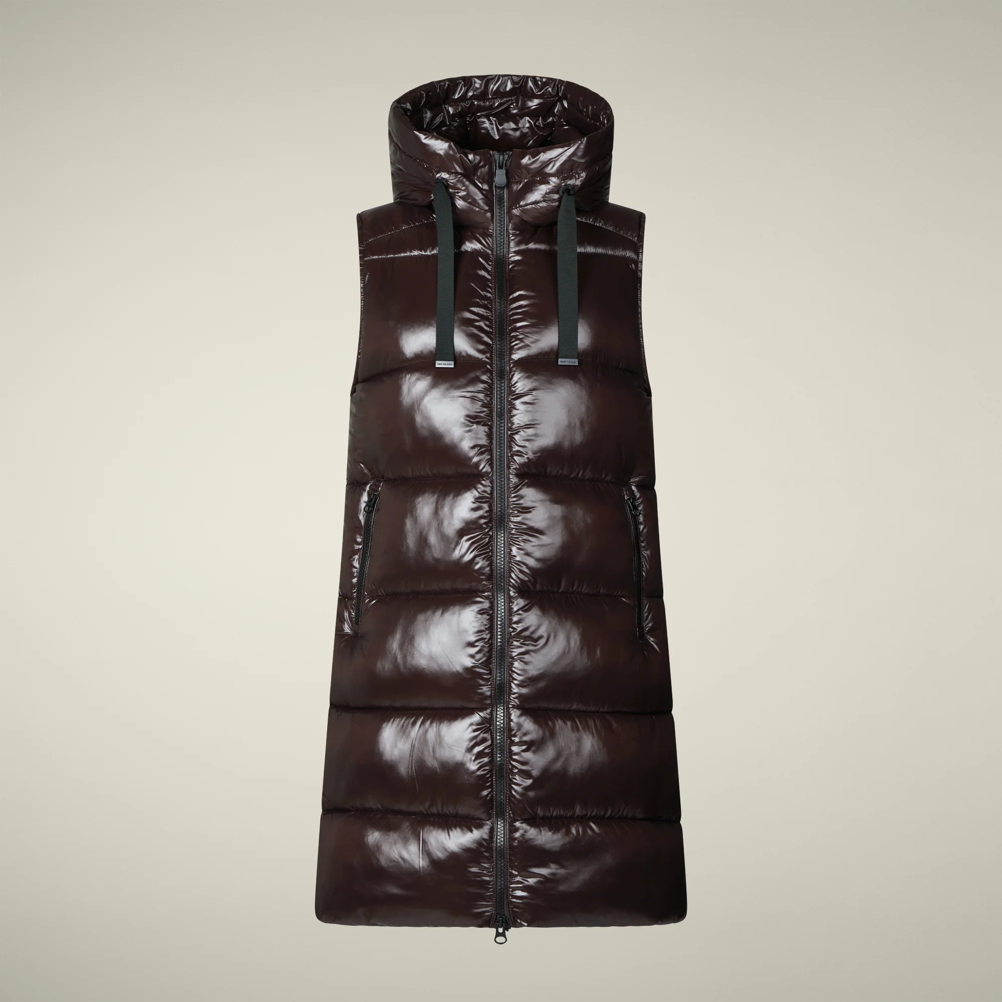 Women's Vest IRIA in brown black