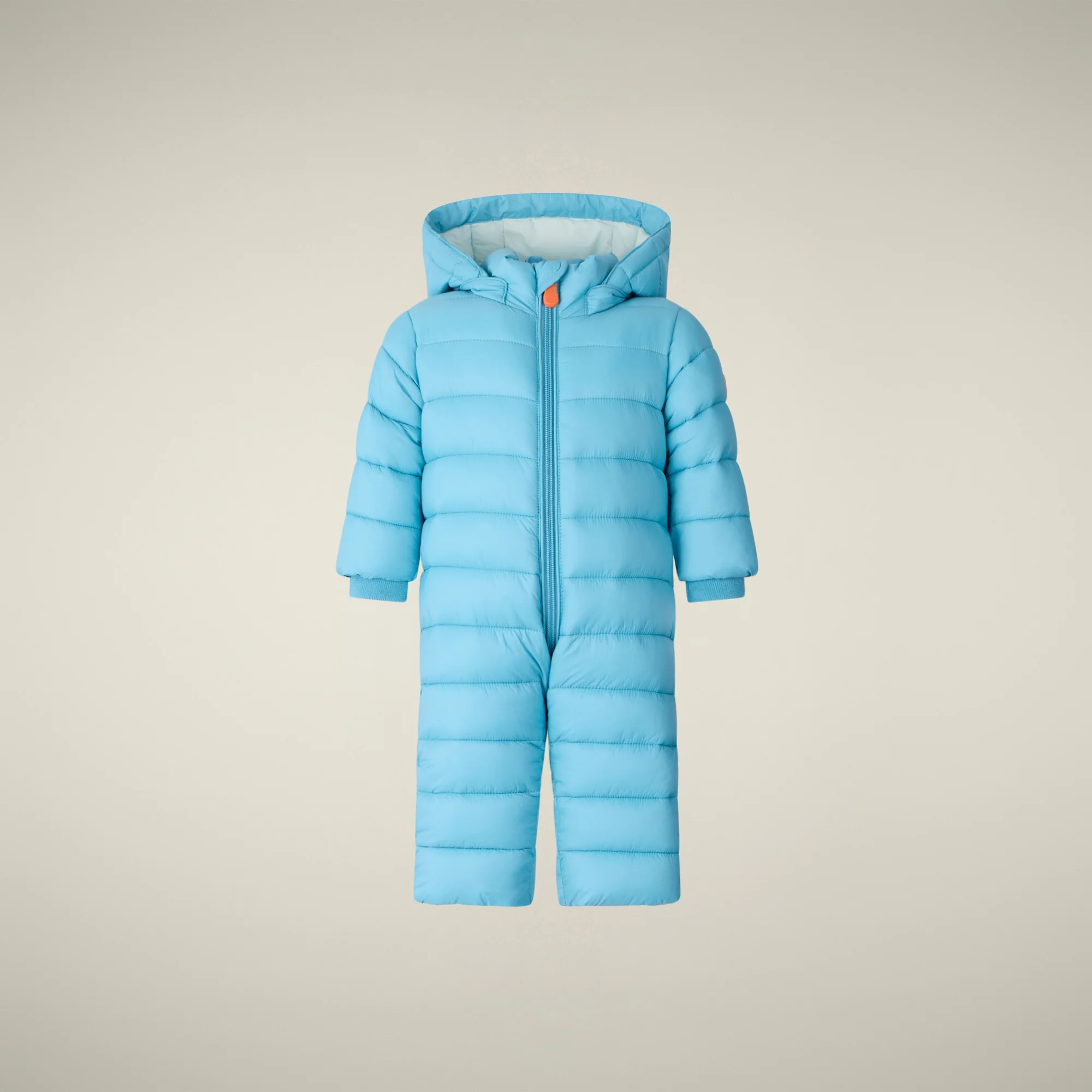 Unisex Baby Quilted overall Storm in bay blue