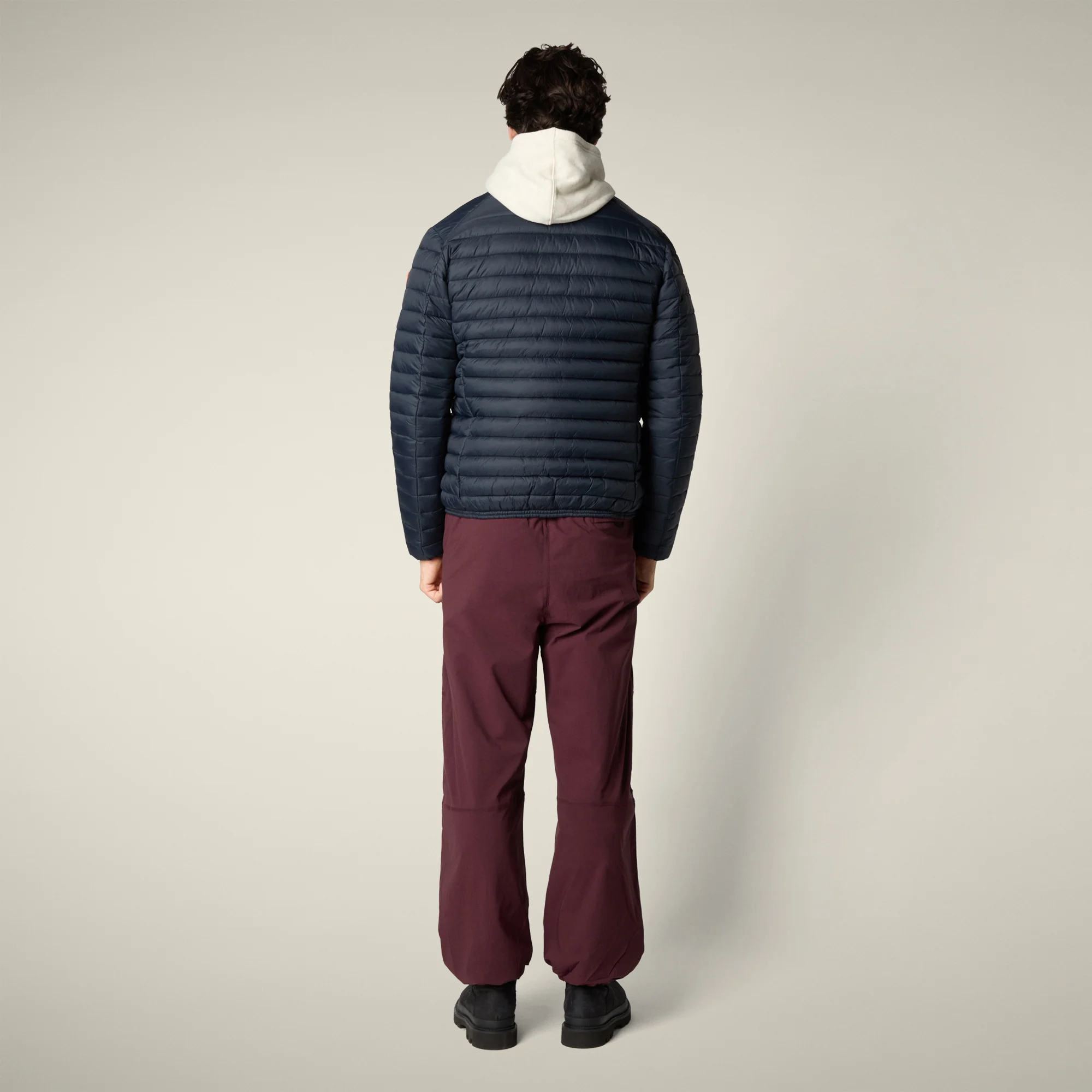 Men's Animal free puffer Jacket Alexander in Blue Black