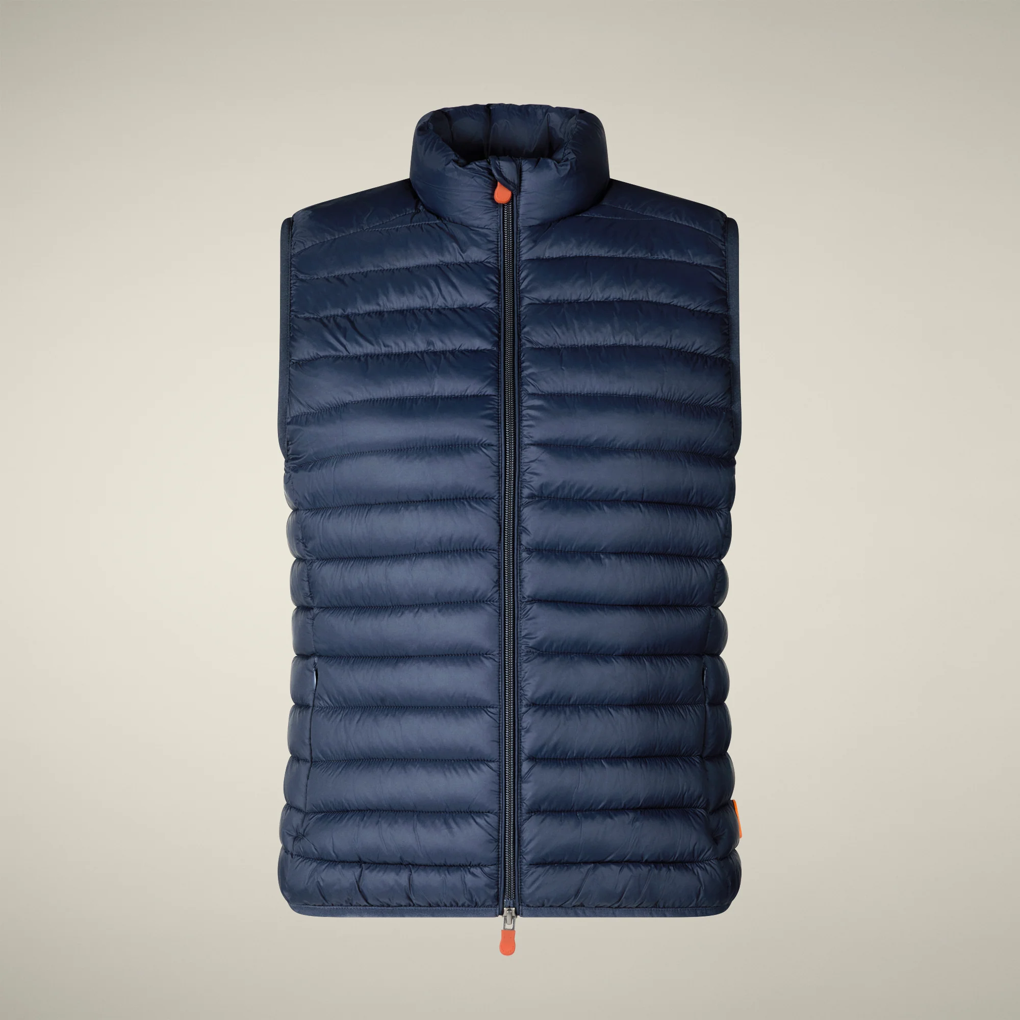 Women's Animal free puffer Vest Charlotte in Navy Blue