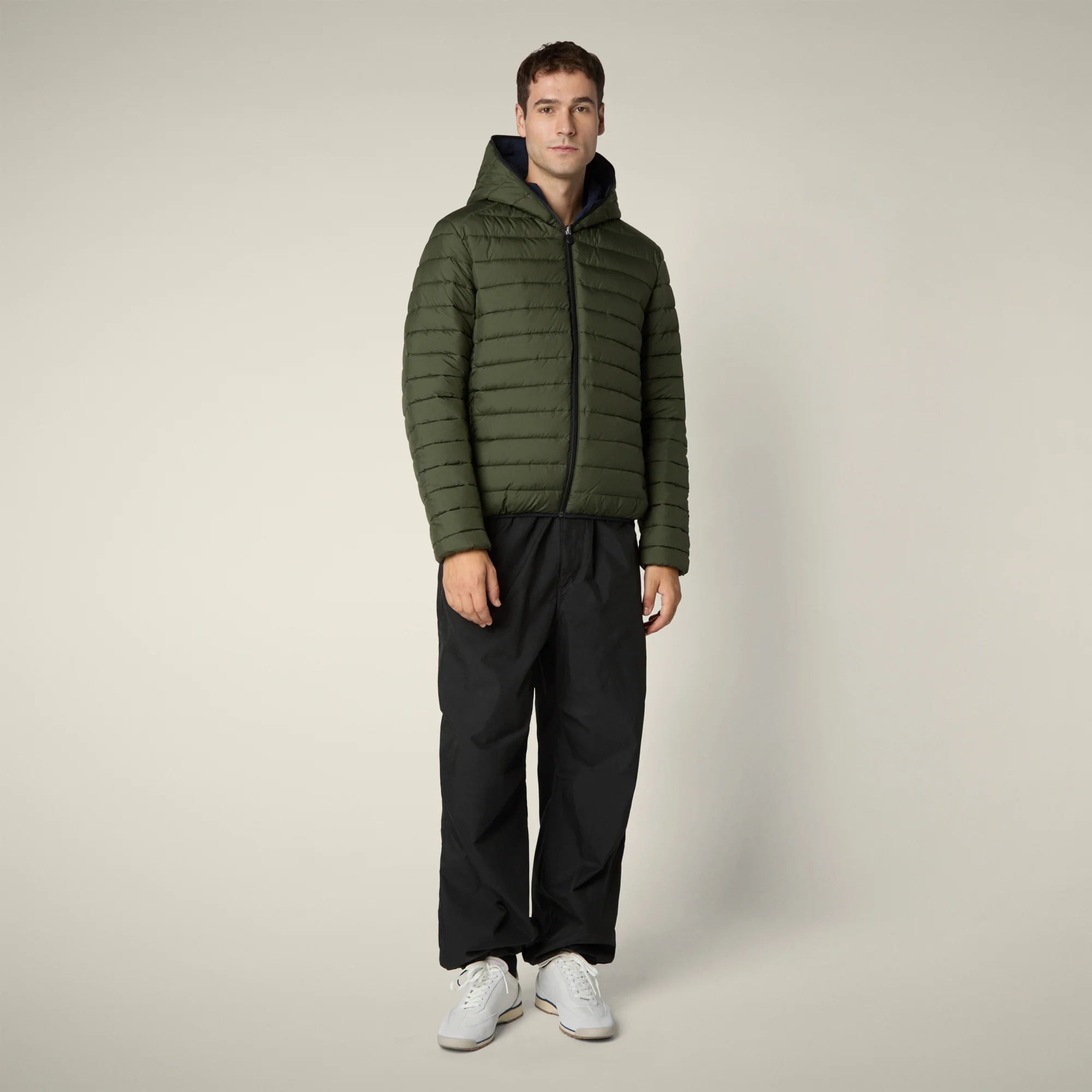 Men's Reversible Jacket Ezra in Navy Blue