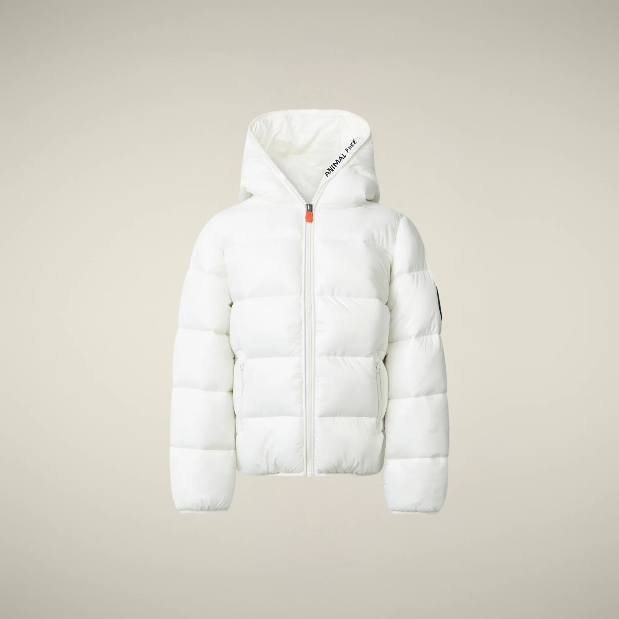 Girls' Puffer Jacket Kate in Off White