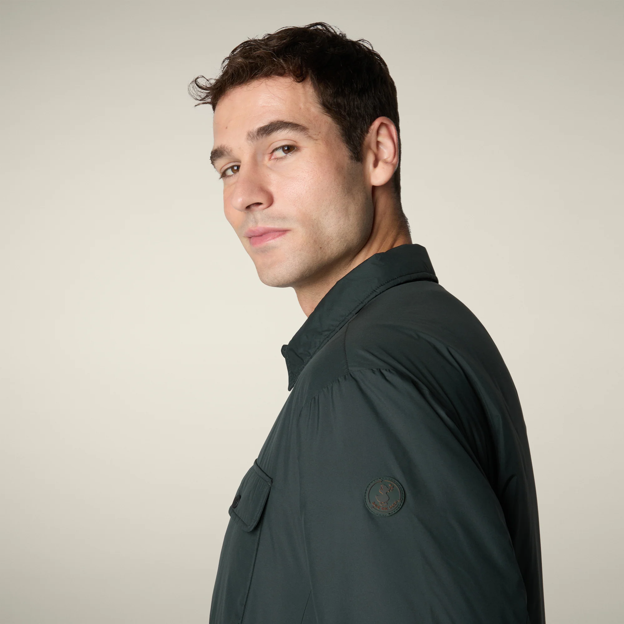 Men's jacket stellan in green black