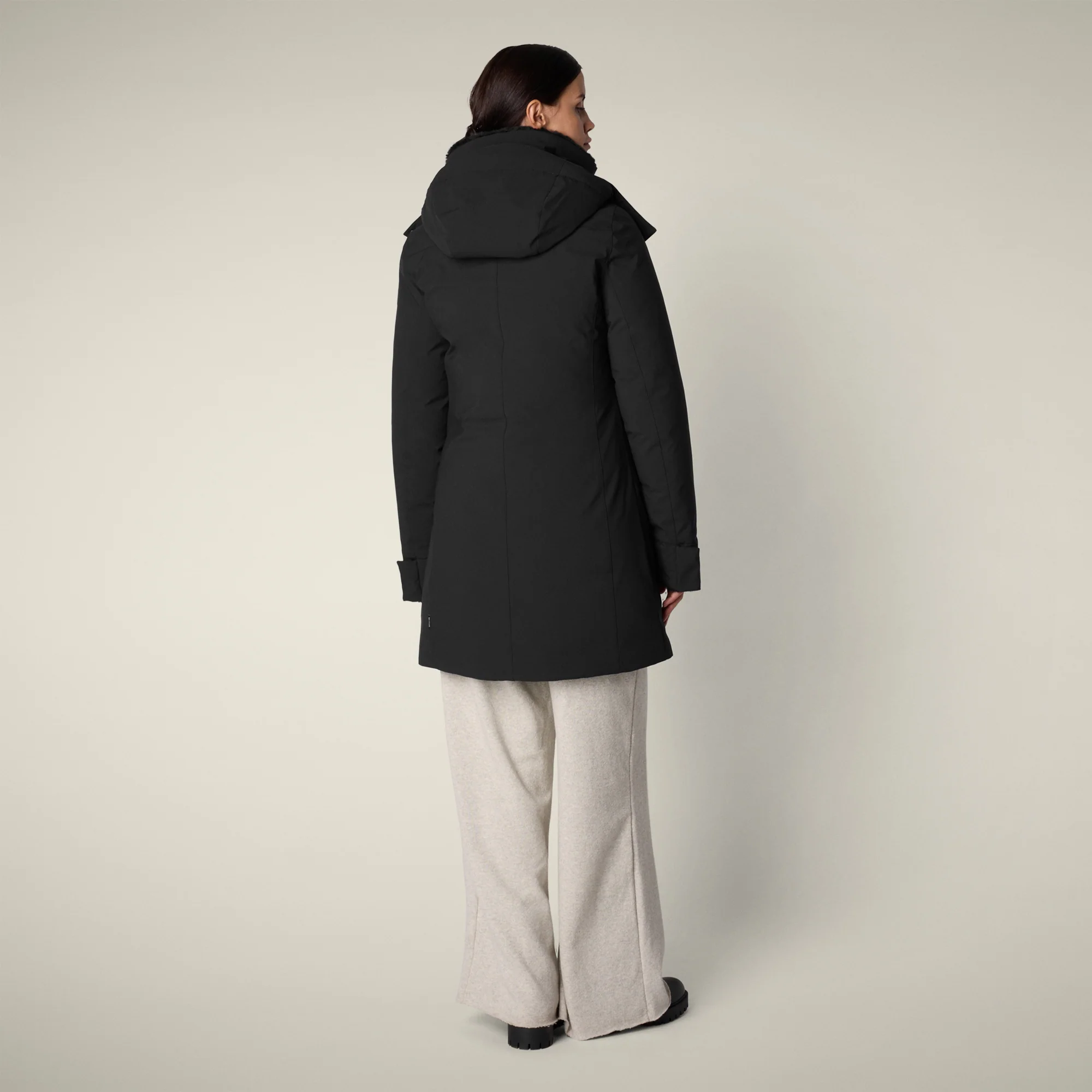 Women's parka samantah  in black