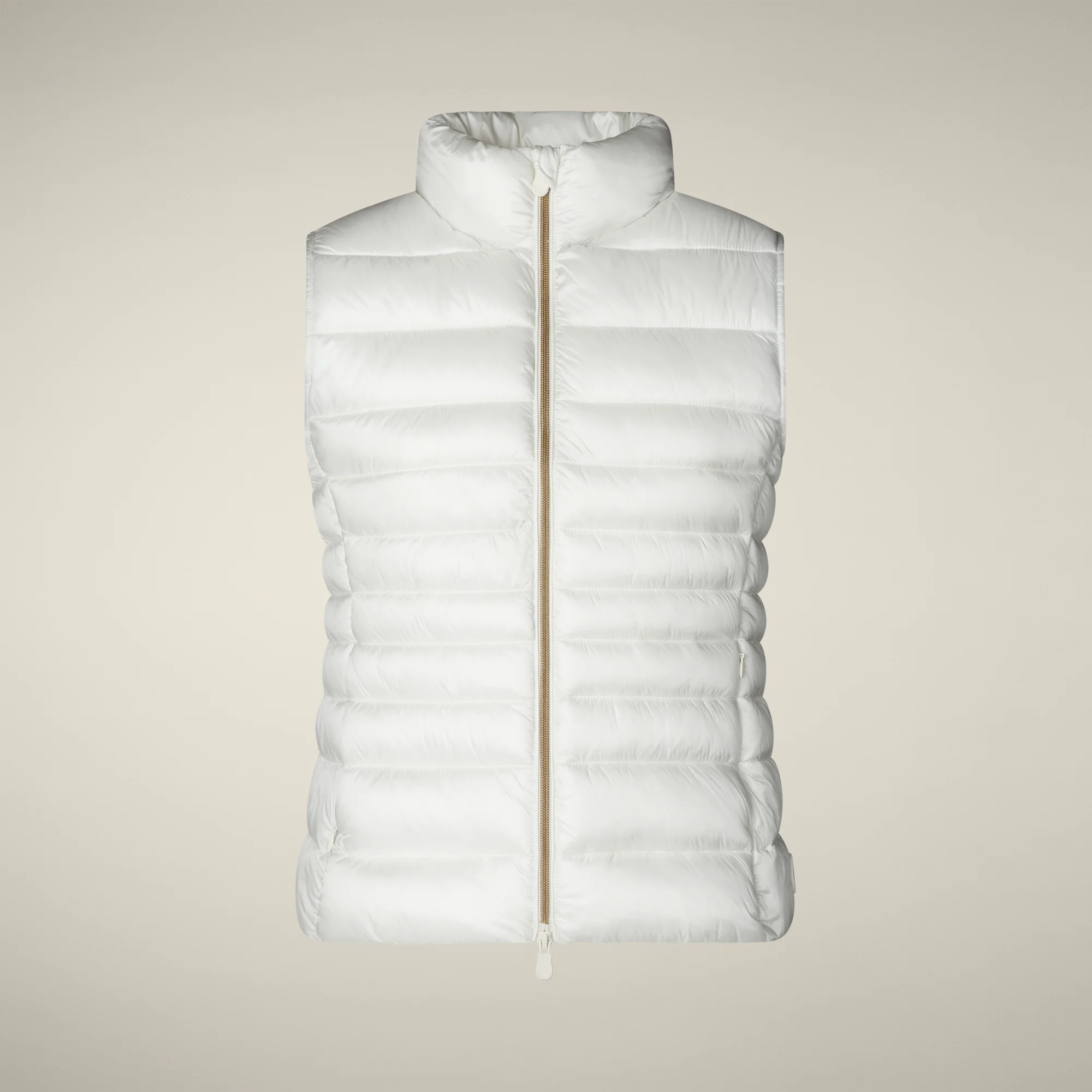 Women's Animal free puffer Vest Lynn in Off White