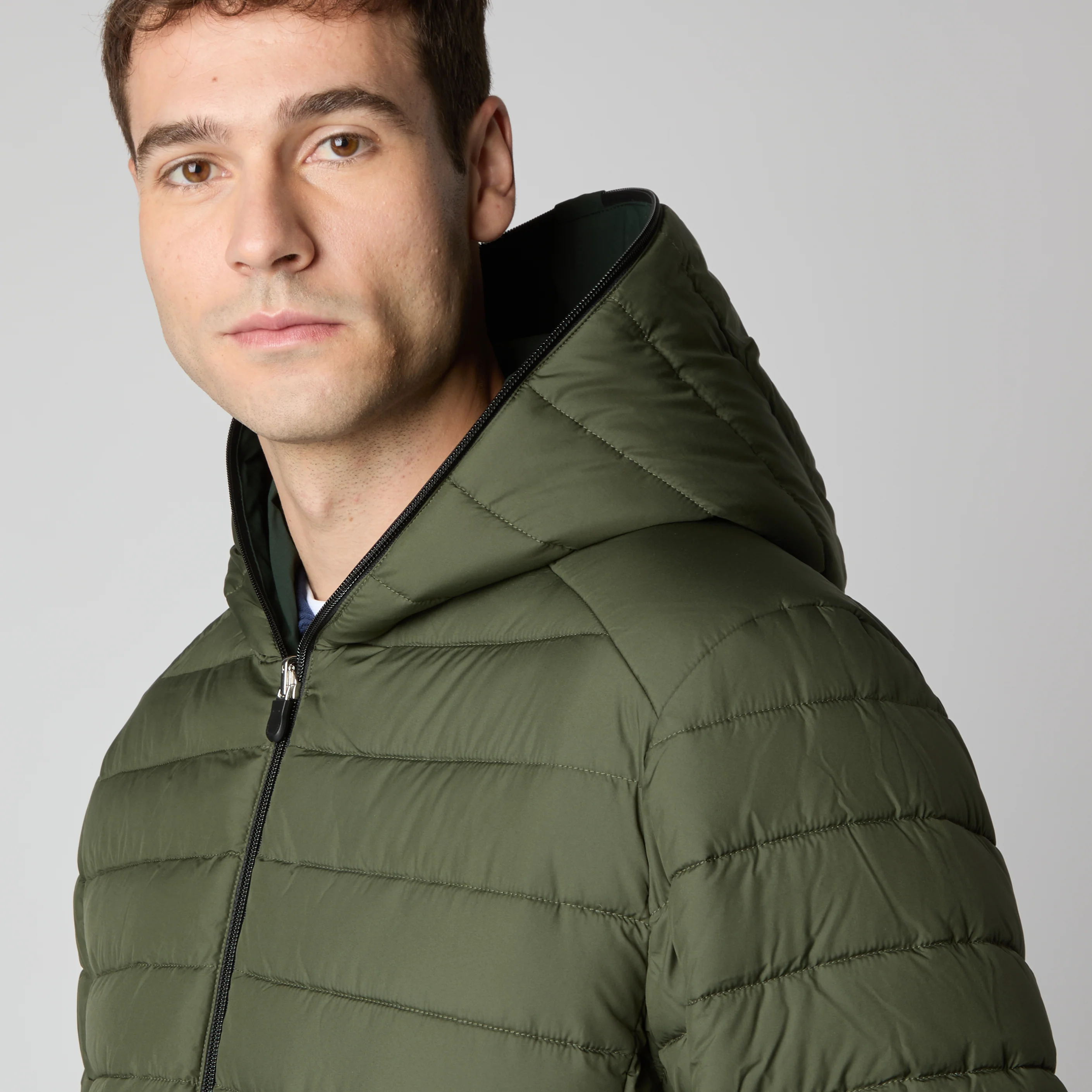 Men's Reversible Jacket Ezra in Green Black