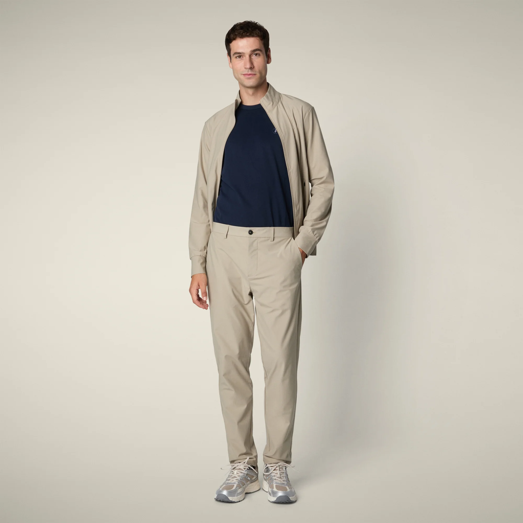 Men's Trousers Steve L.32 in Stone Beige