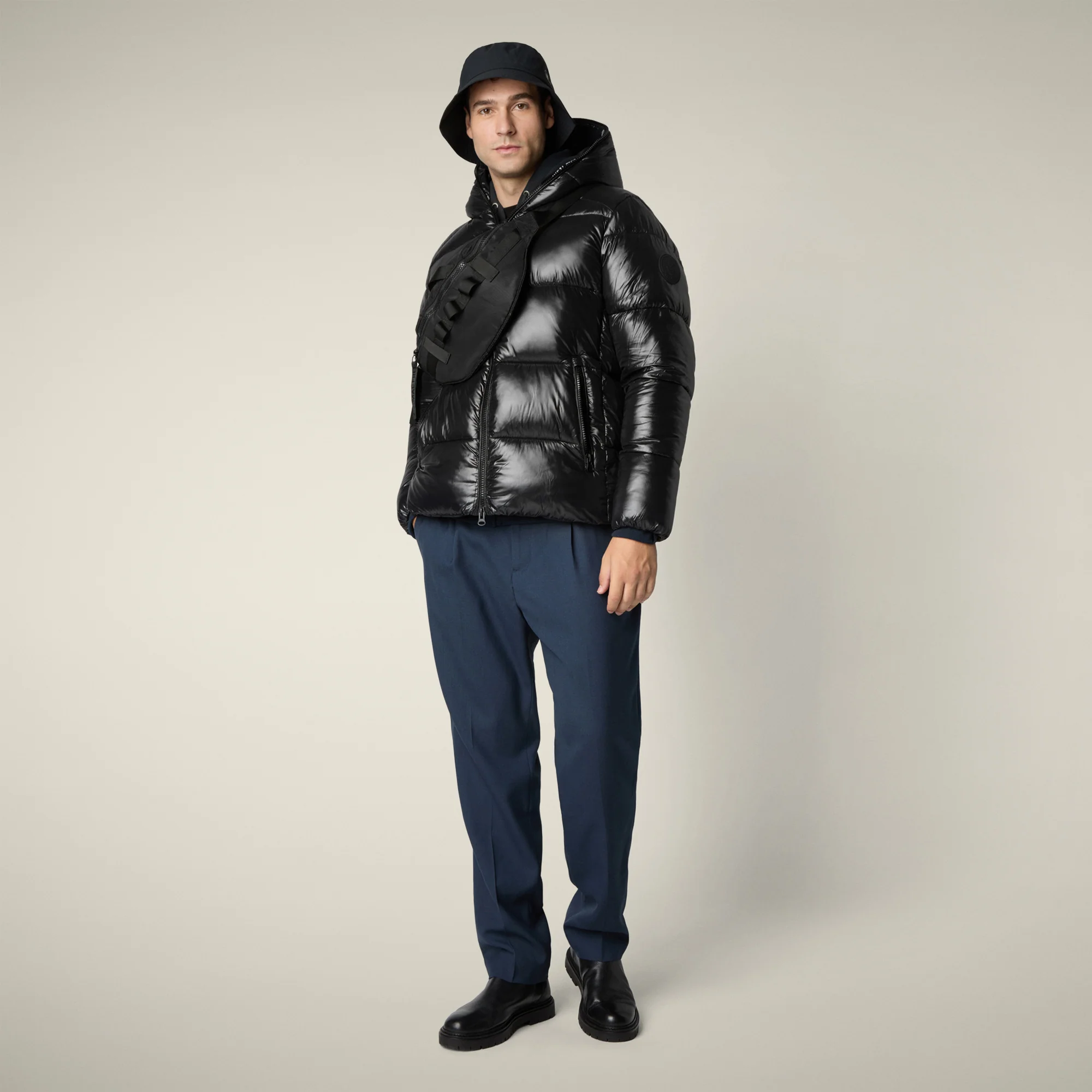 Men's Puffer Jacket Edgard in Black