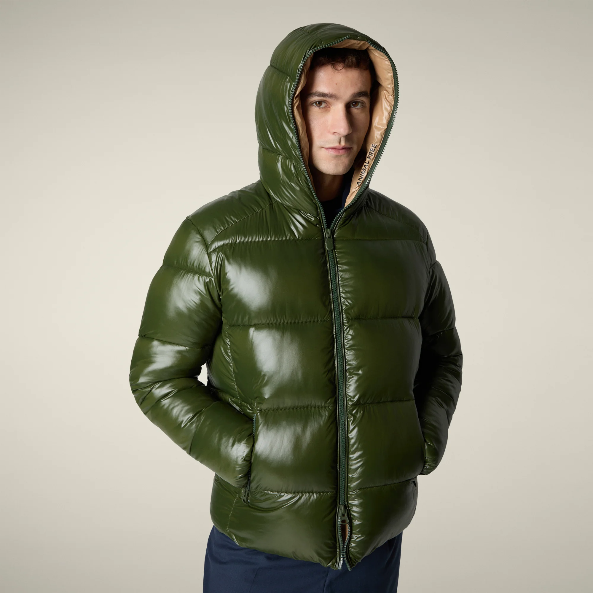 Men's Puffer Jacket Edgard in Pine Green