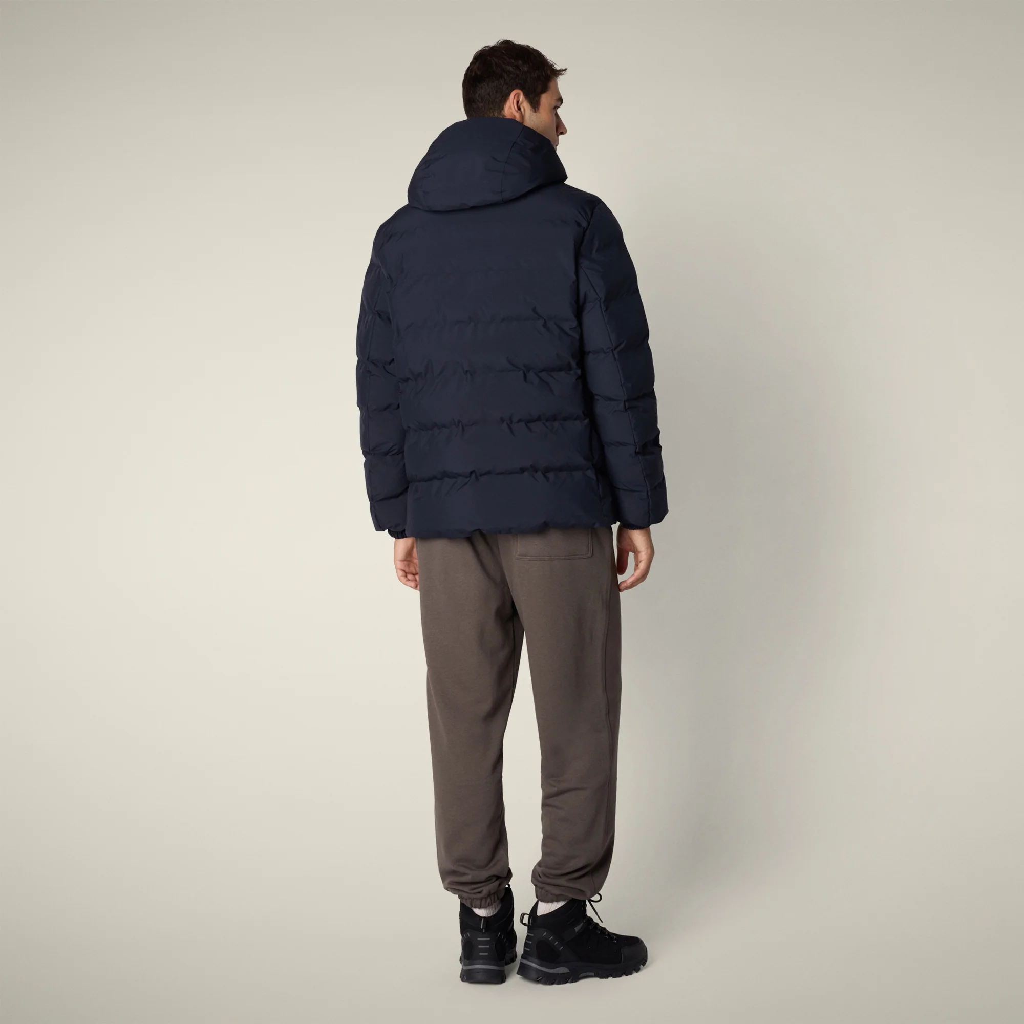 Men's Parka Leland in Blue Black