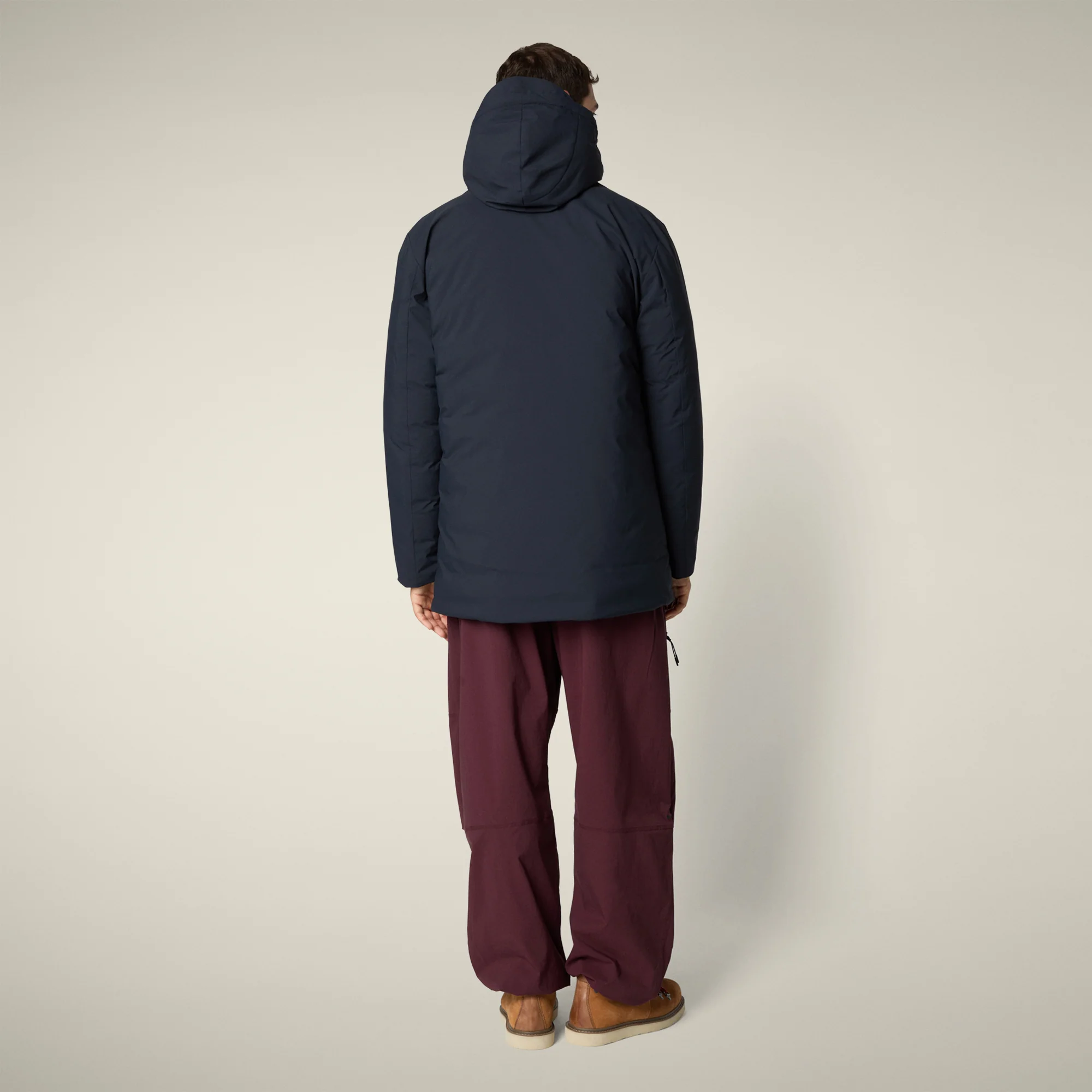 Men's Coat Sesle in Blue Black