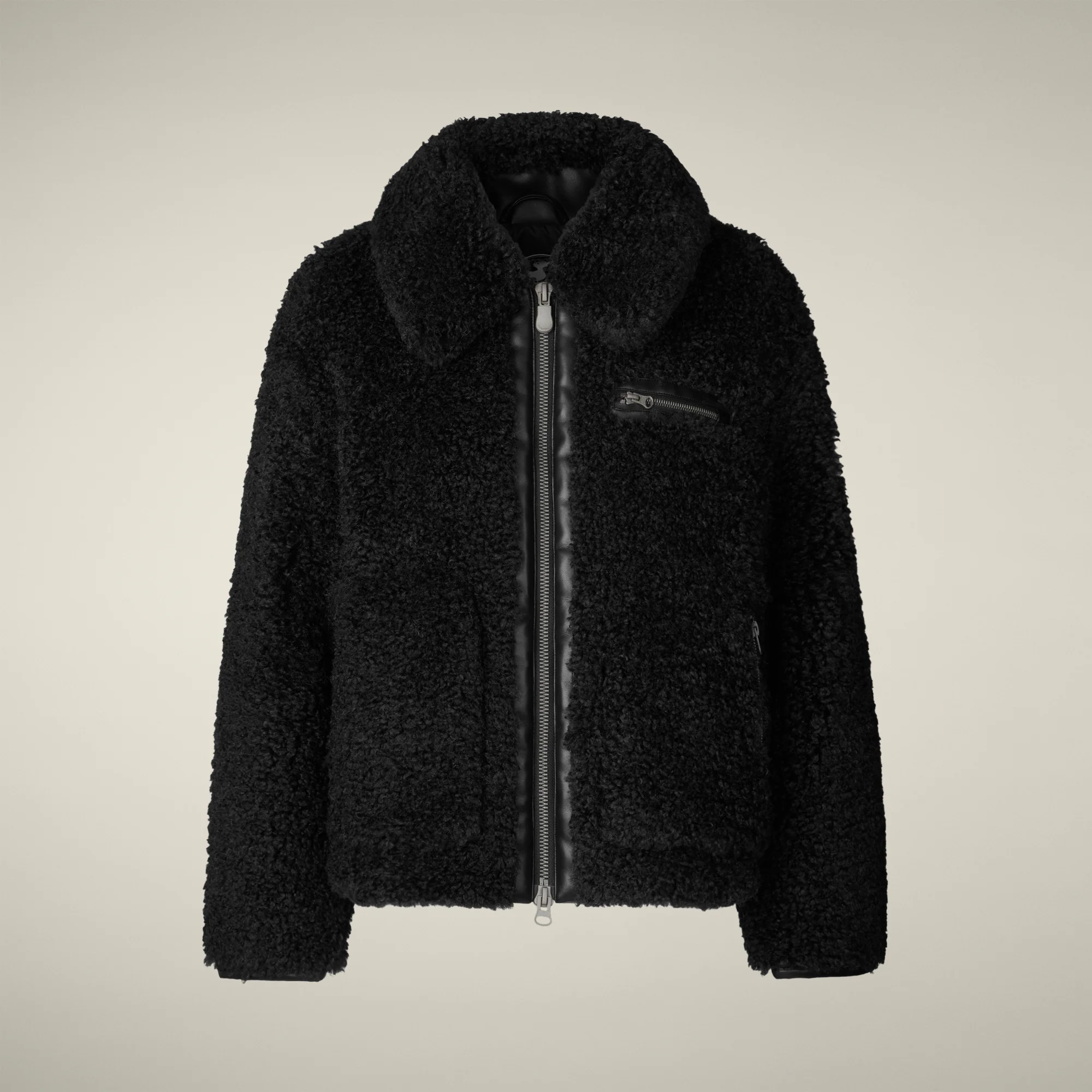 Women's faux fur Jacket Hester in black