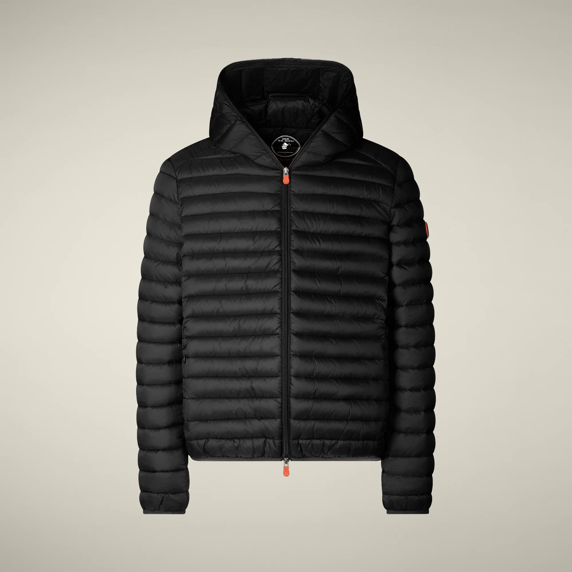 Men's Animal free Puffer Jacket Donald in Black