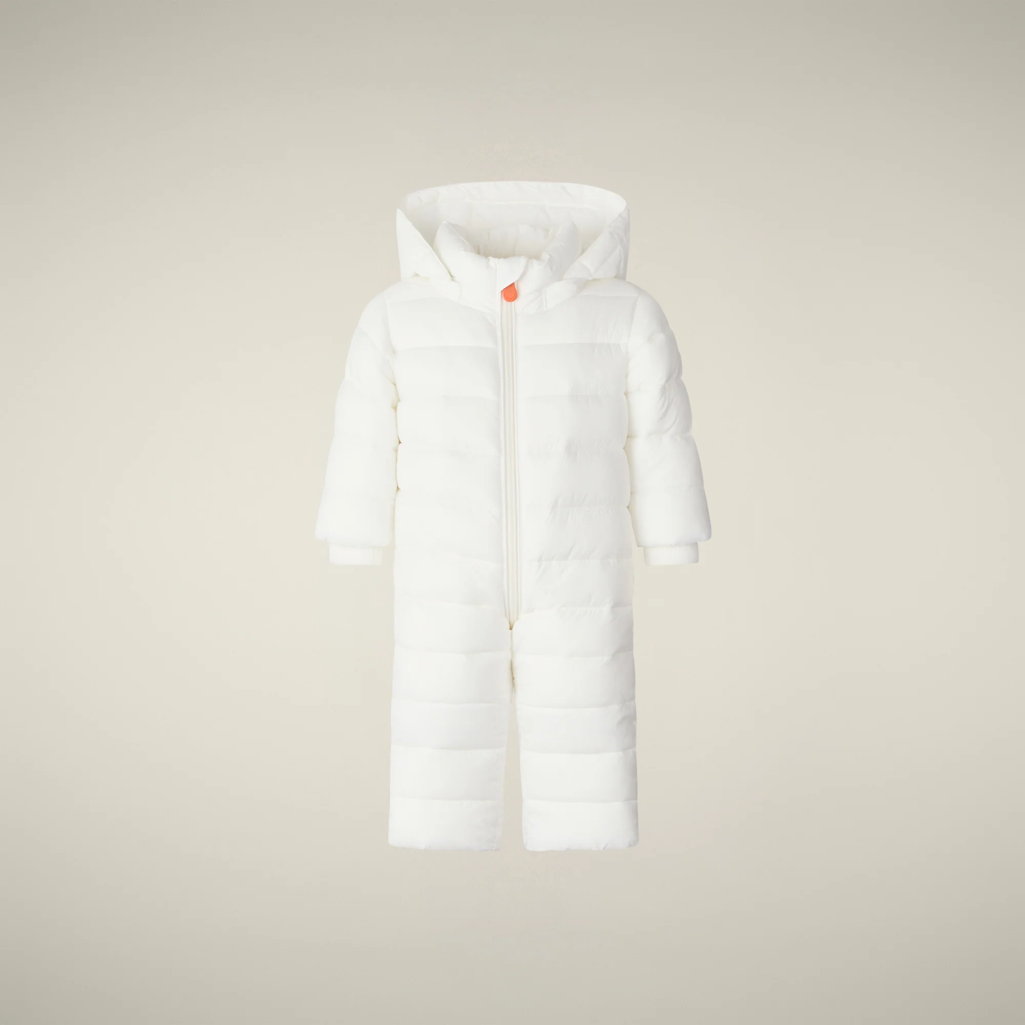 Unisex Baby Quilted overall Storm in off white