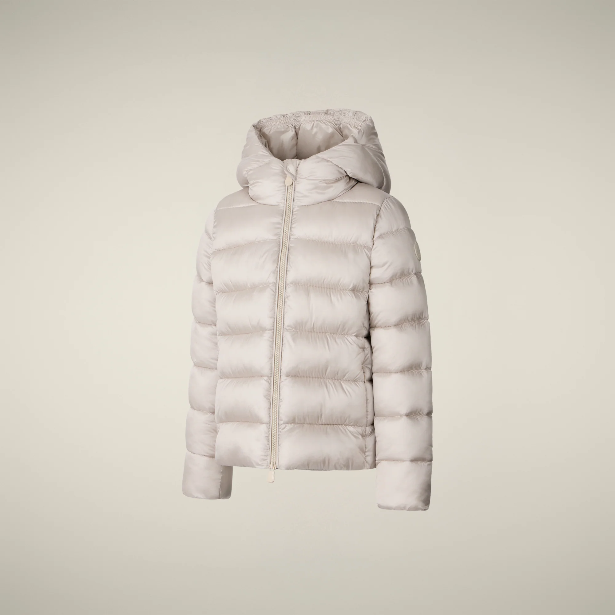 Girls' Puffer Jacket Bibi in Rainy Beige