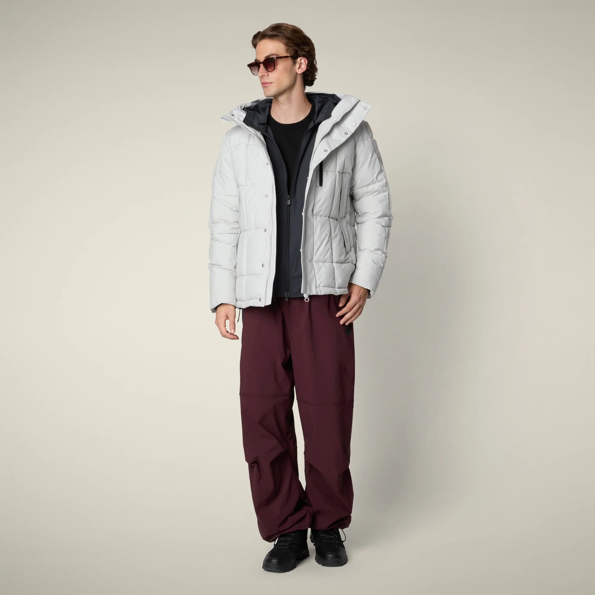 Men's Parka Fraser in Fog Grey