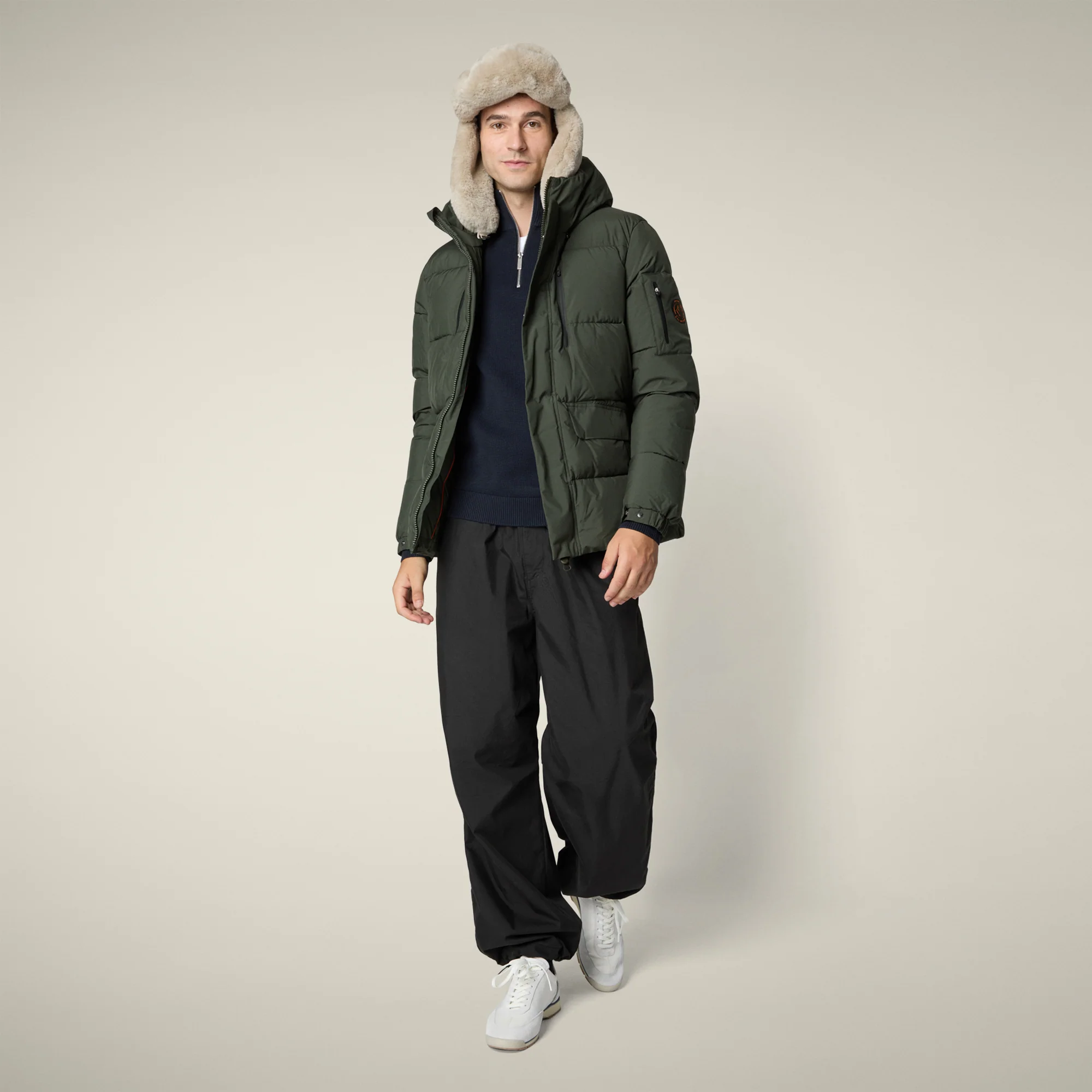 Men's Parka Alter in Land Green