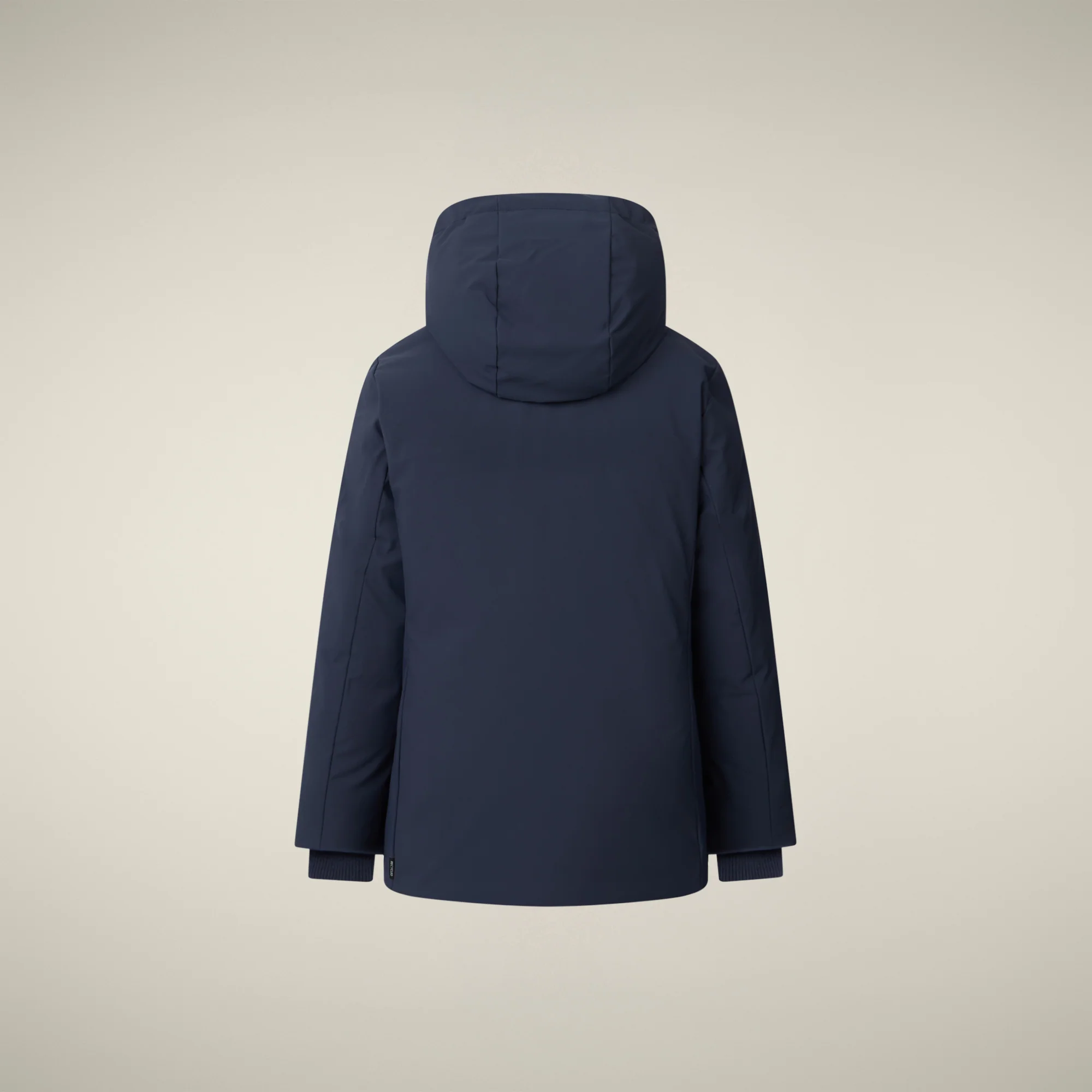 Boys' hooded parka Theo in navy blue