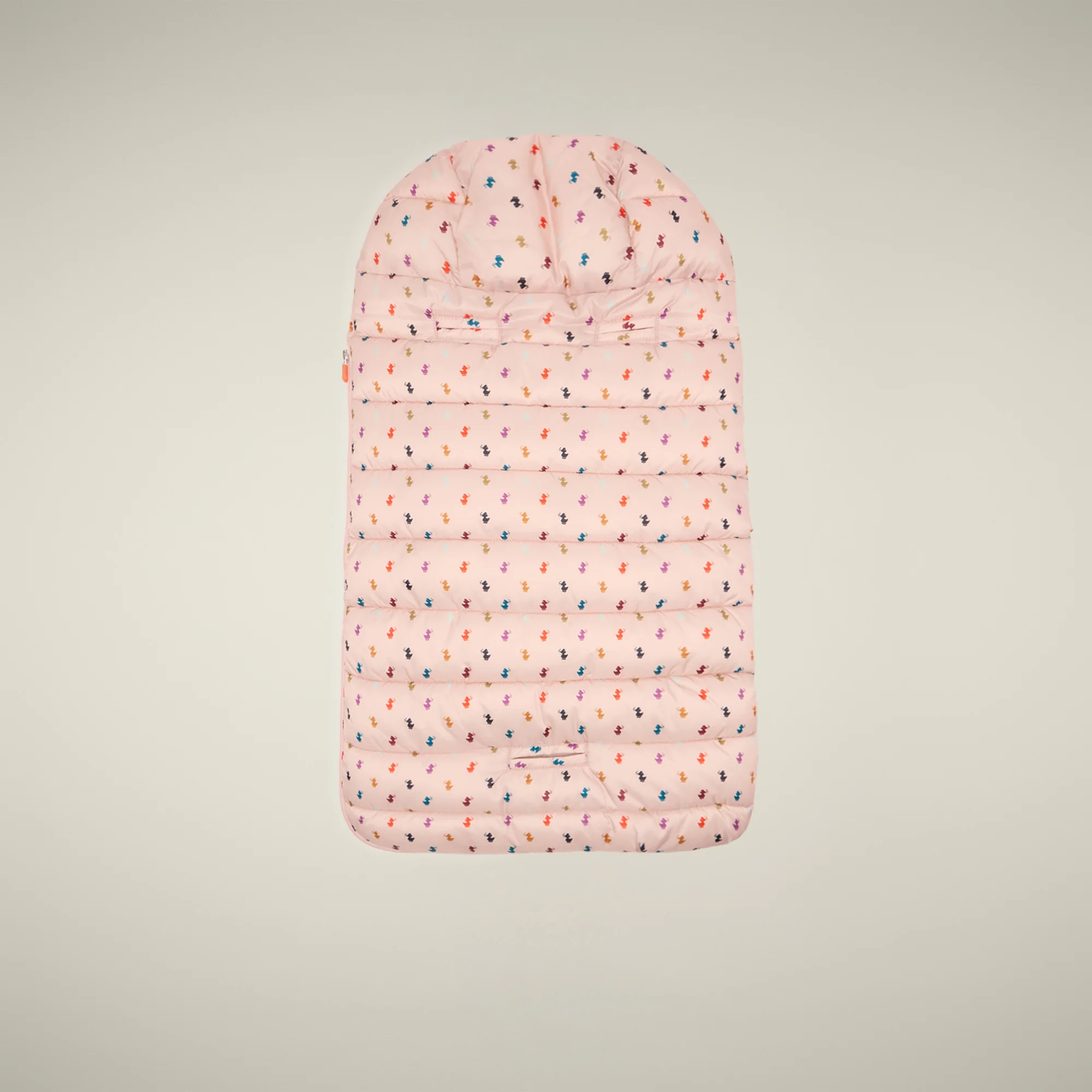Unisex baby sleeping bag Buz in Pink with Ducks Print
