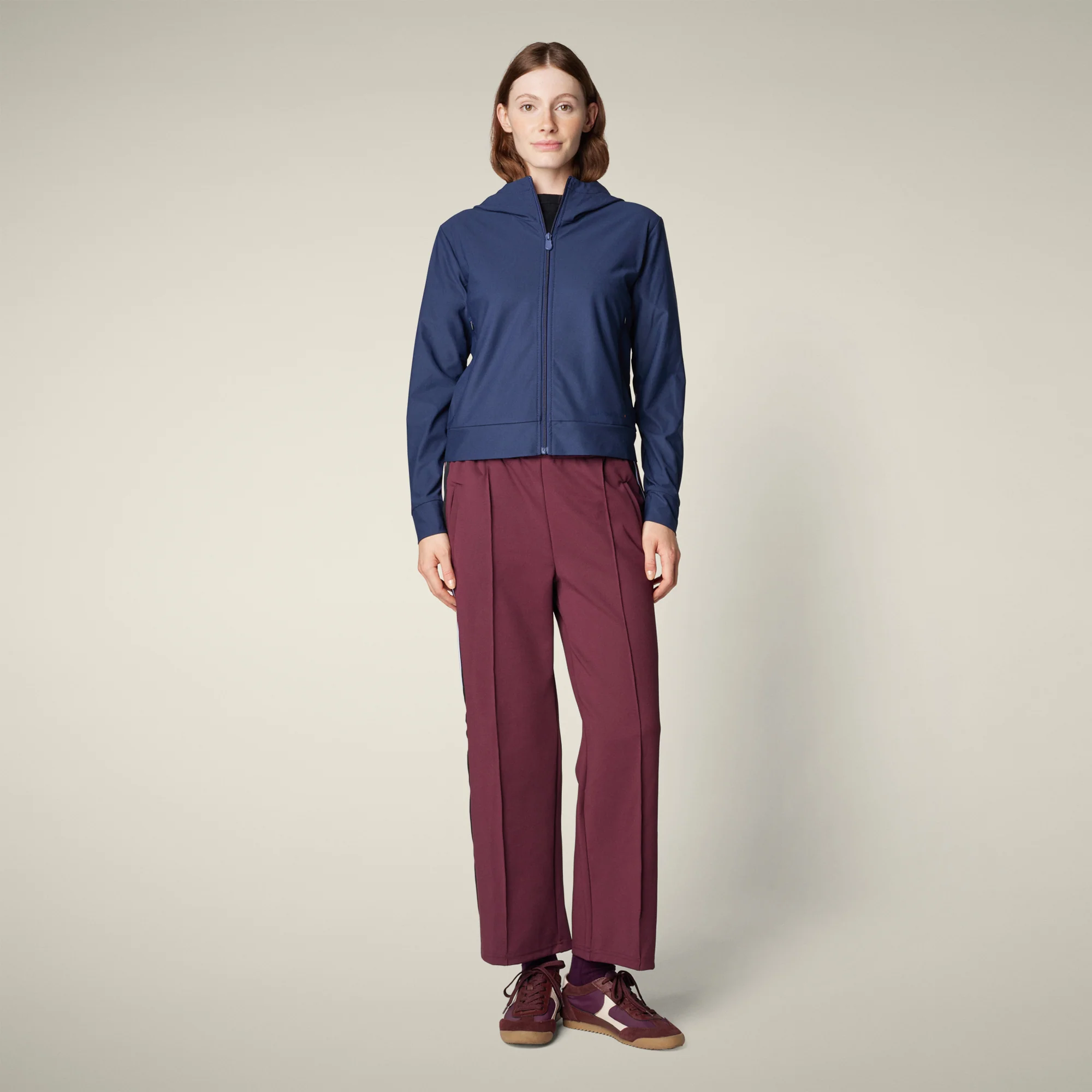 Women's sweatshirt pear in navy blue