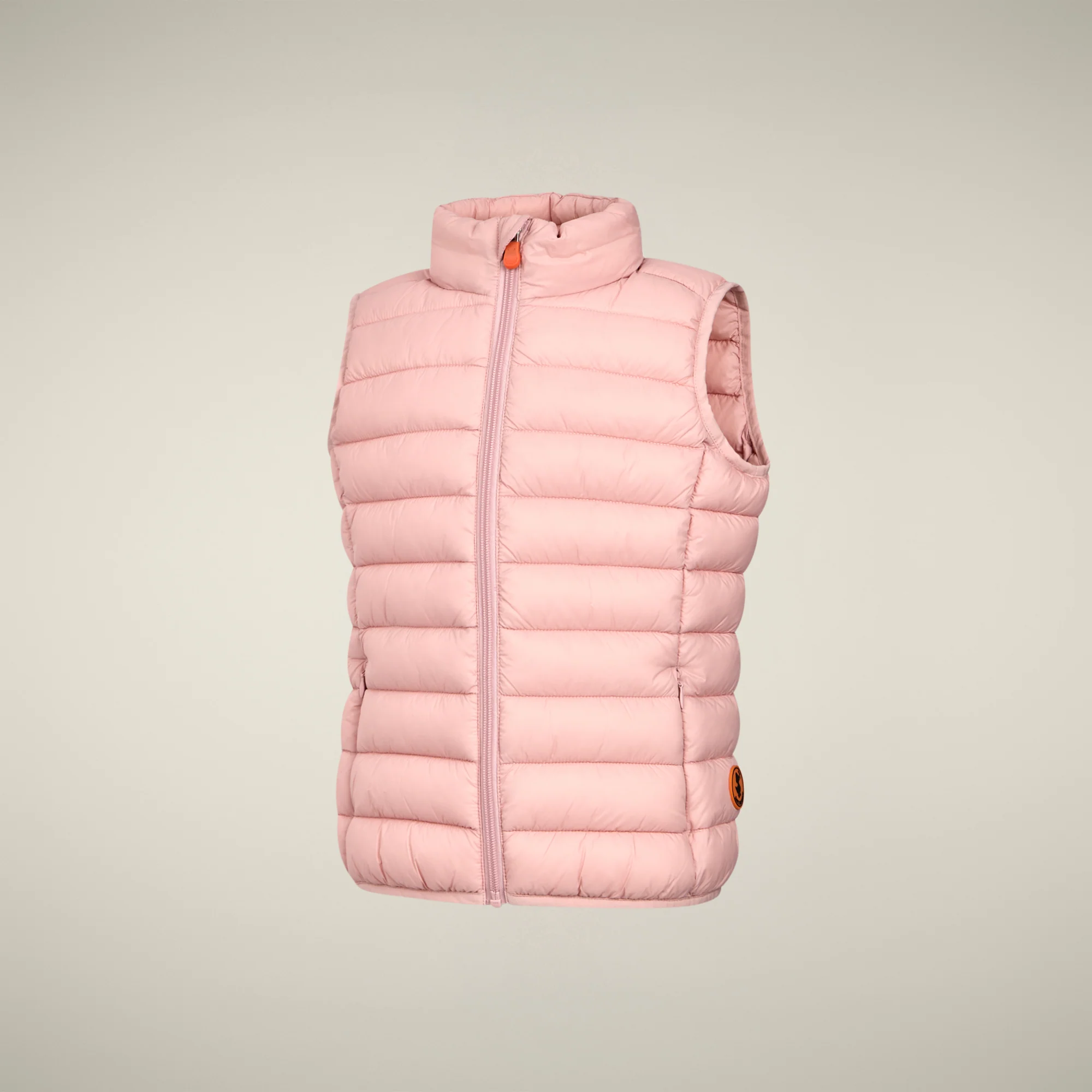 Unisex kids' Puffer vest Andy  in blush pink
