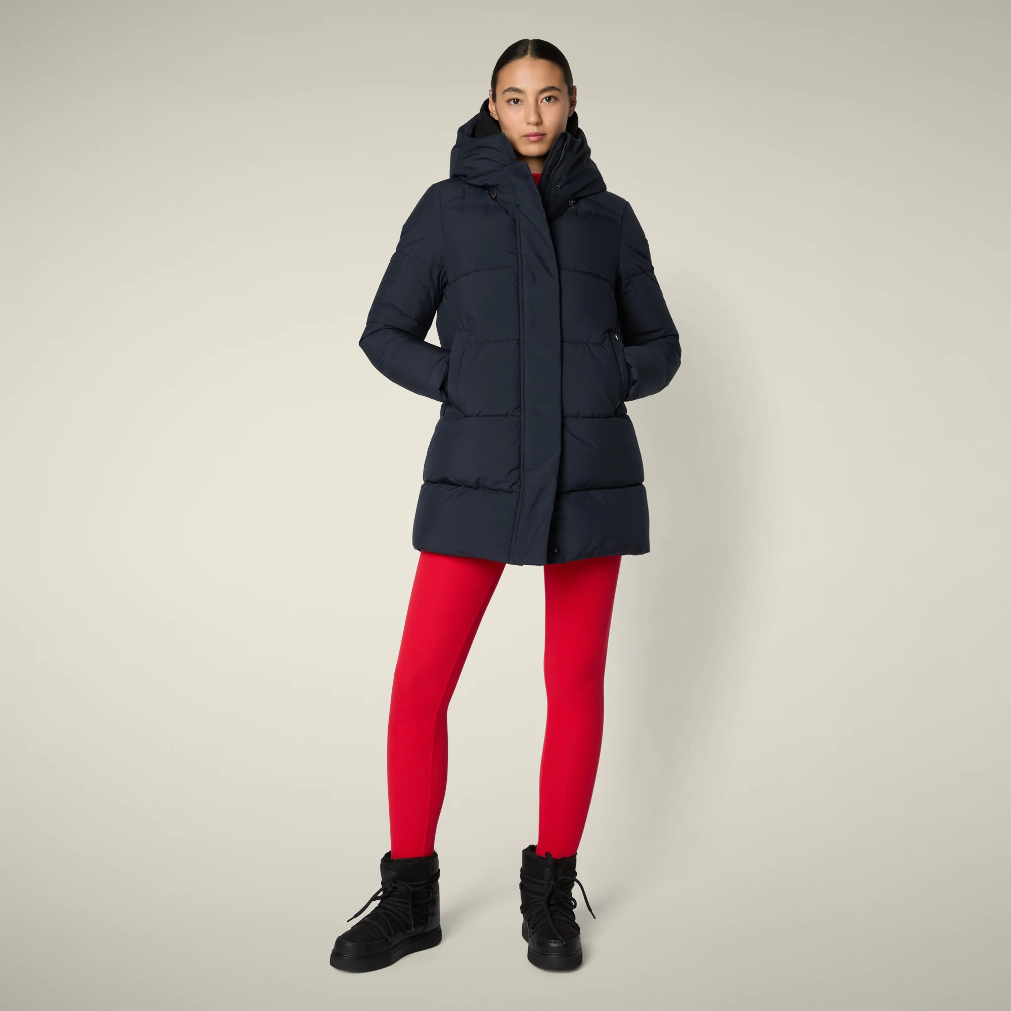Women's Parka Bethany in Blue Black