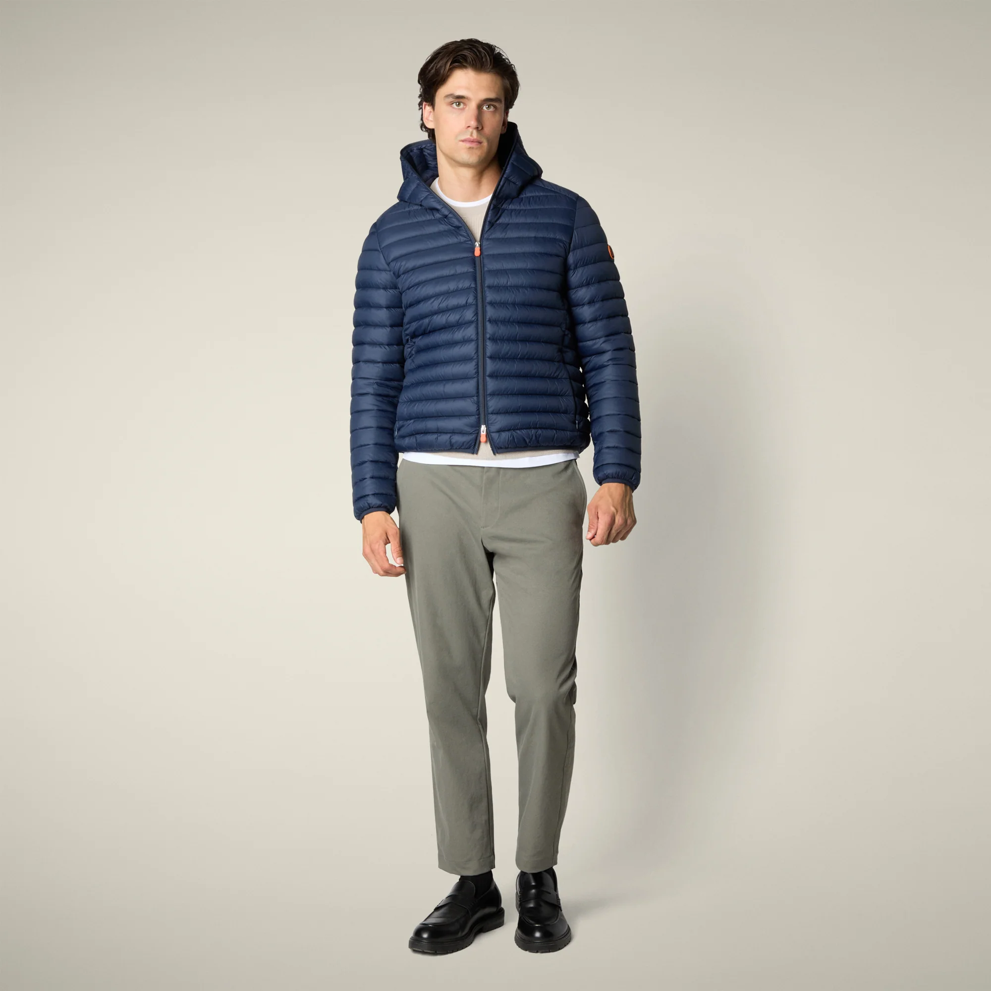 Men's Puffer Jacket Donald in navy Blue