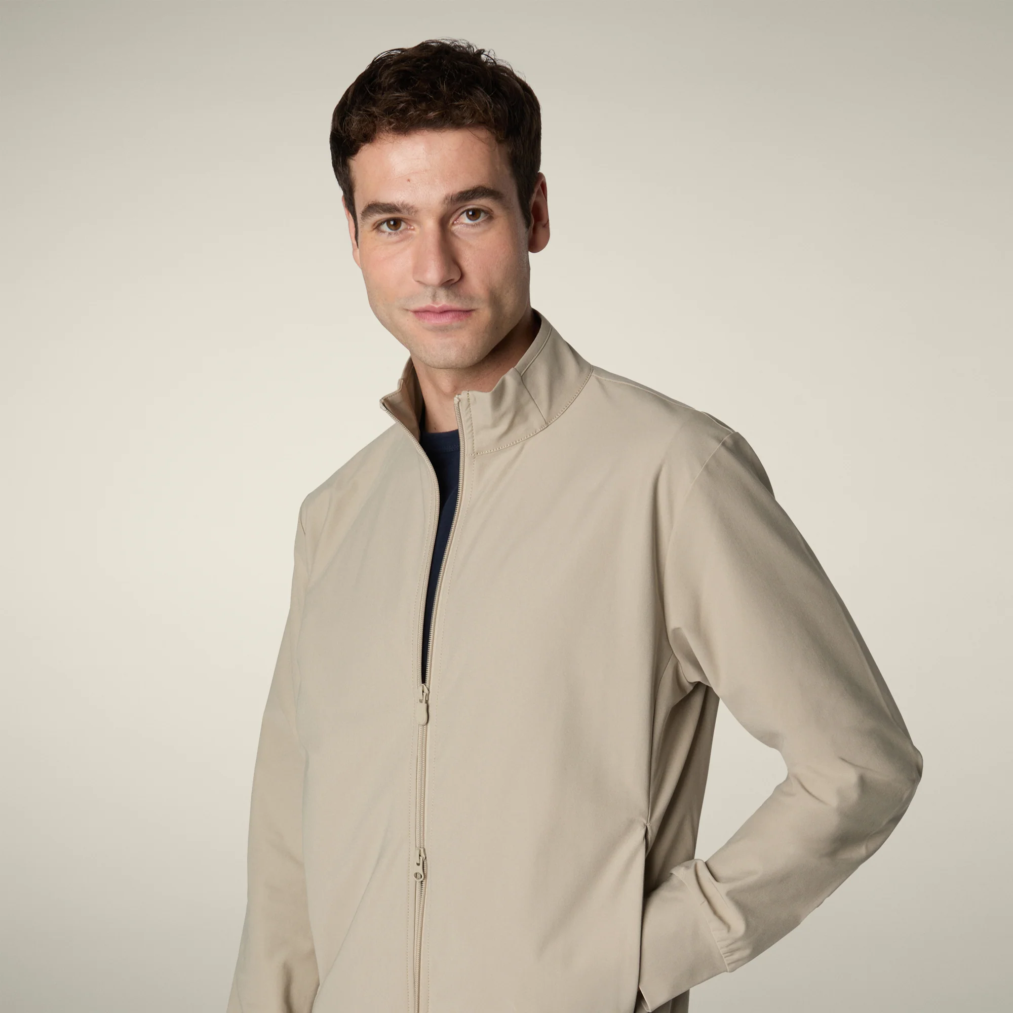 Men's Jacket Tulio in Stone Beige