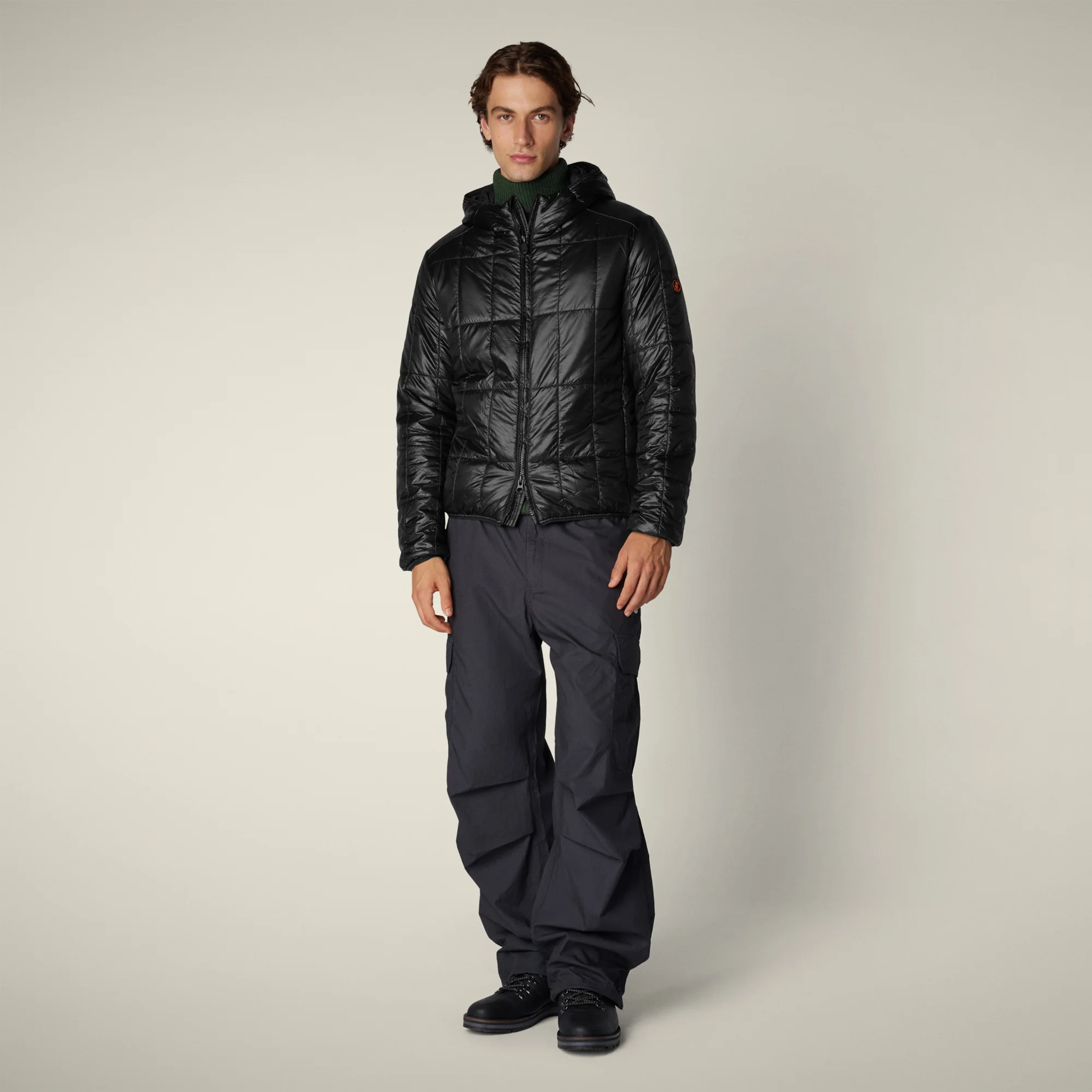 Men's Animal free puffer Jacket floyd in black