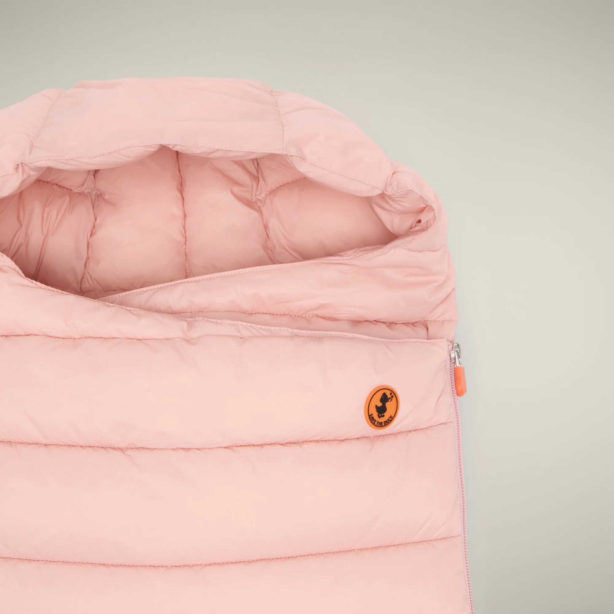 Unisex baby sleeping bag May in blush pink