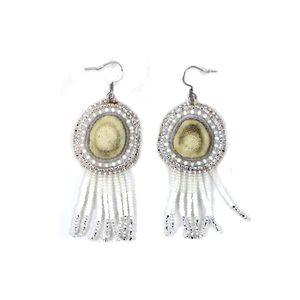 Jessica McKenzie Beaded Fringe Earrings