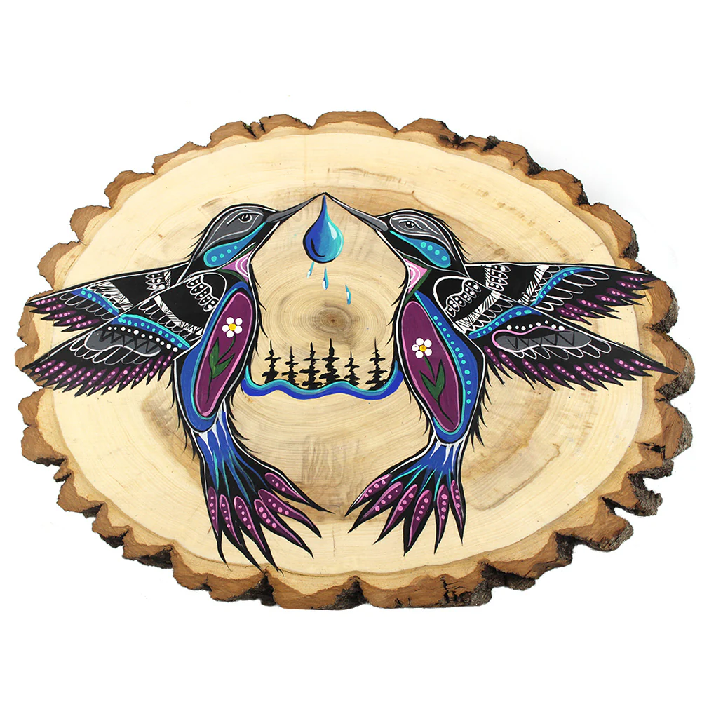 Jessica Somers Raindrop Wood Artwork