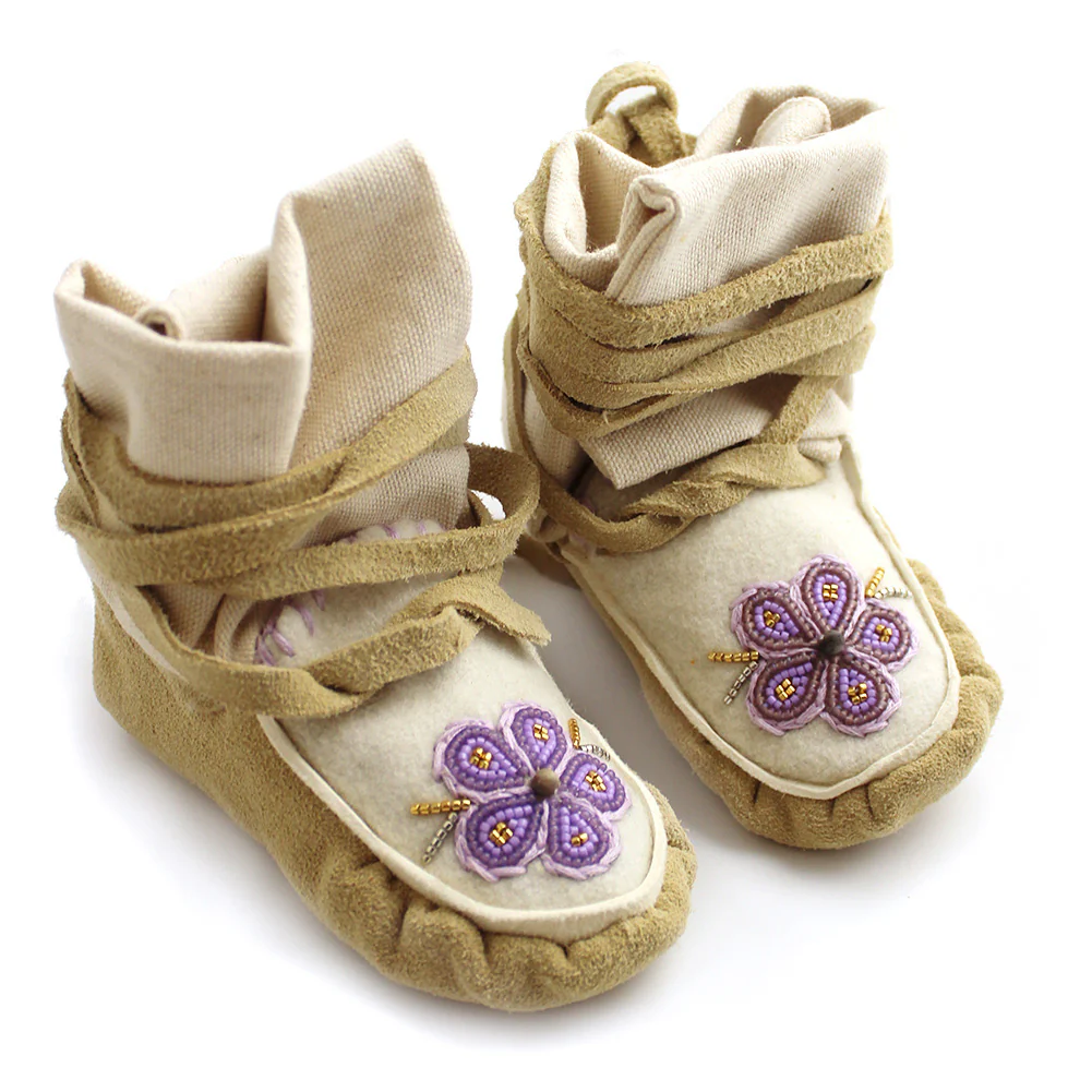 Abigail Clarke Infant Wraparound Moccasins