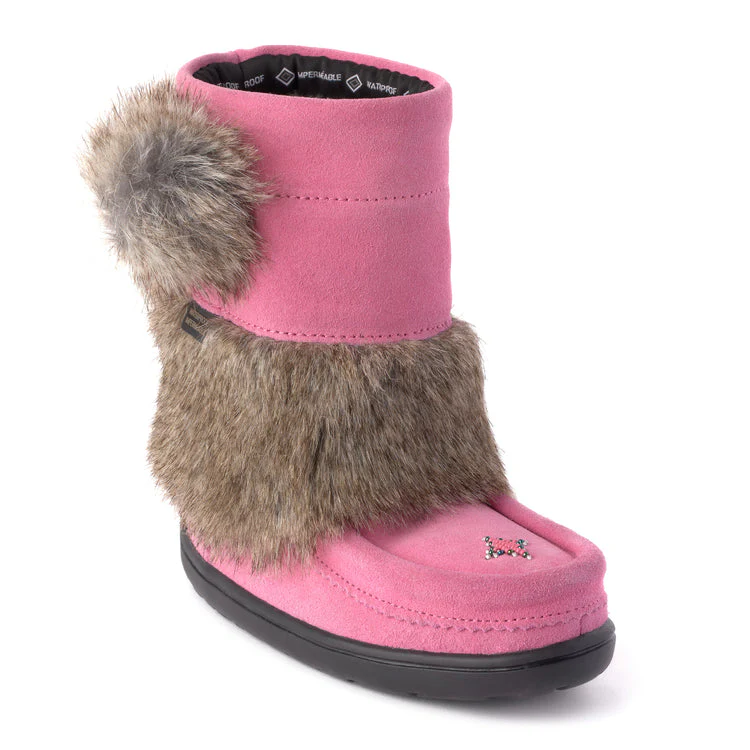 Waterproof Faux Fur Youth Snowy Owlet