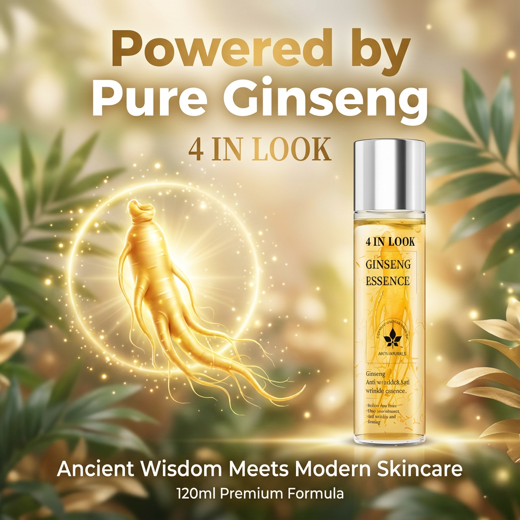 Unlock Youthful Radiance: Why 4 IN LOOK Ginseng Essence Is the Anti-Aging Secret Your Skin Has Been Waiting For
